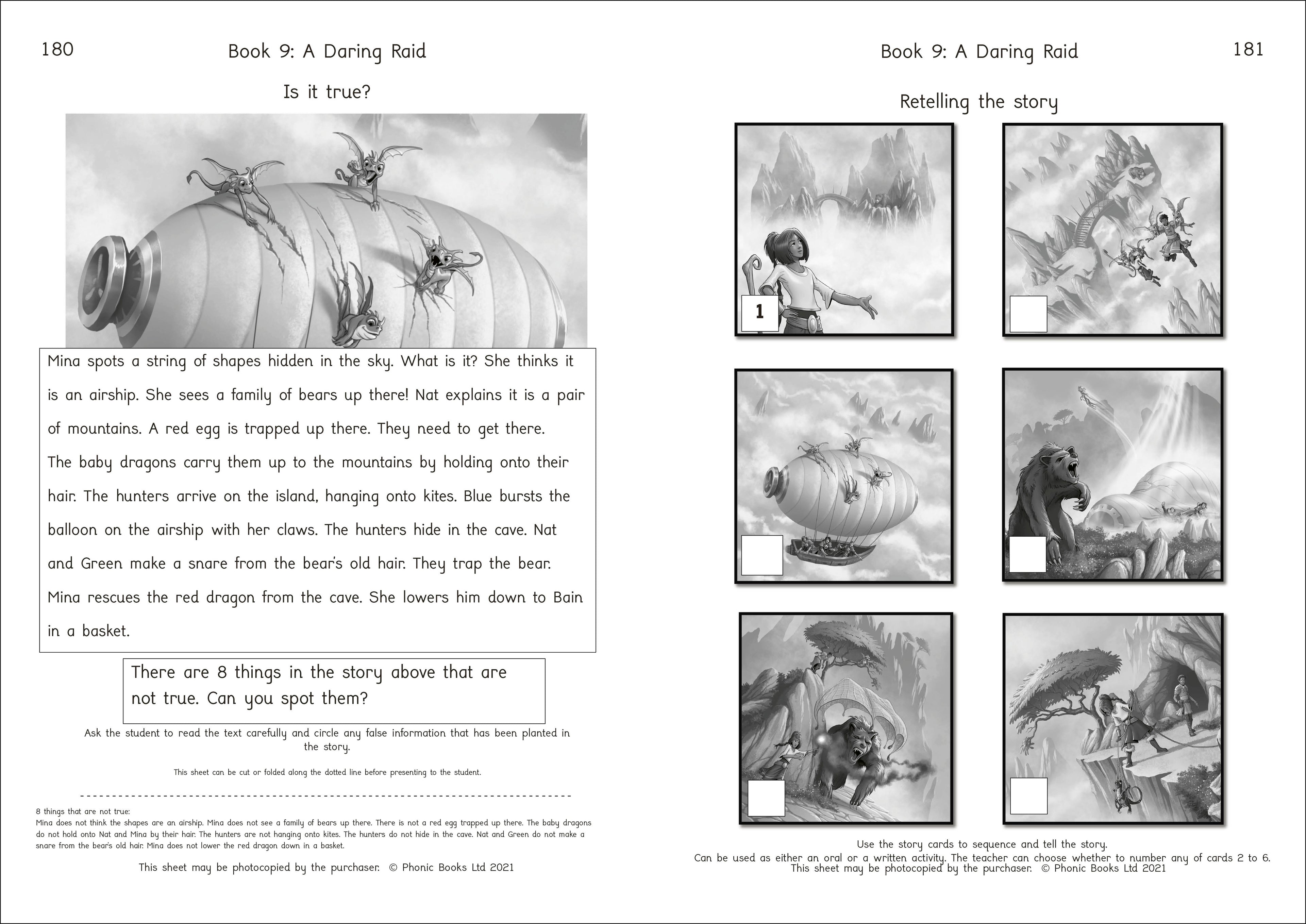 Phonic Books Dragon Eggs Activities