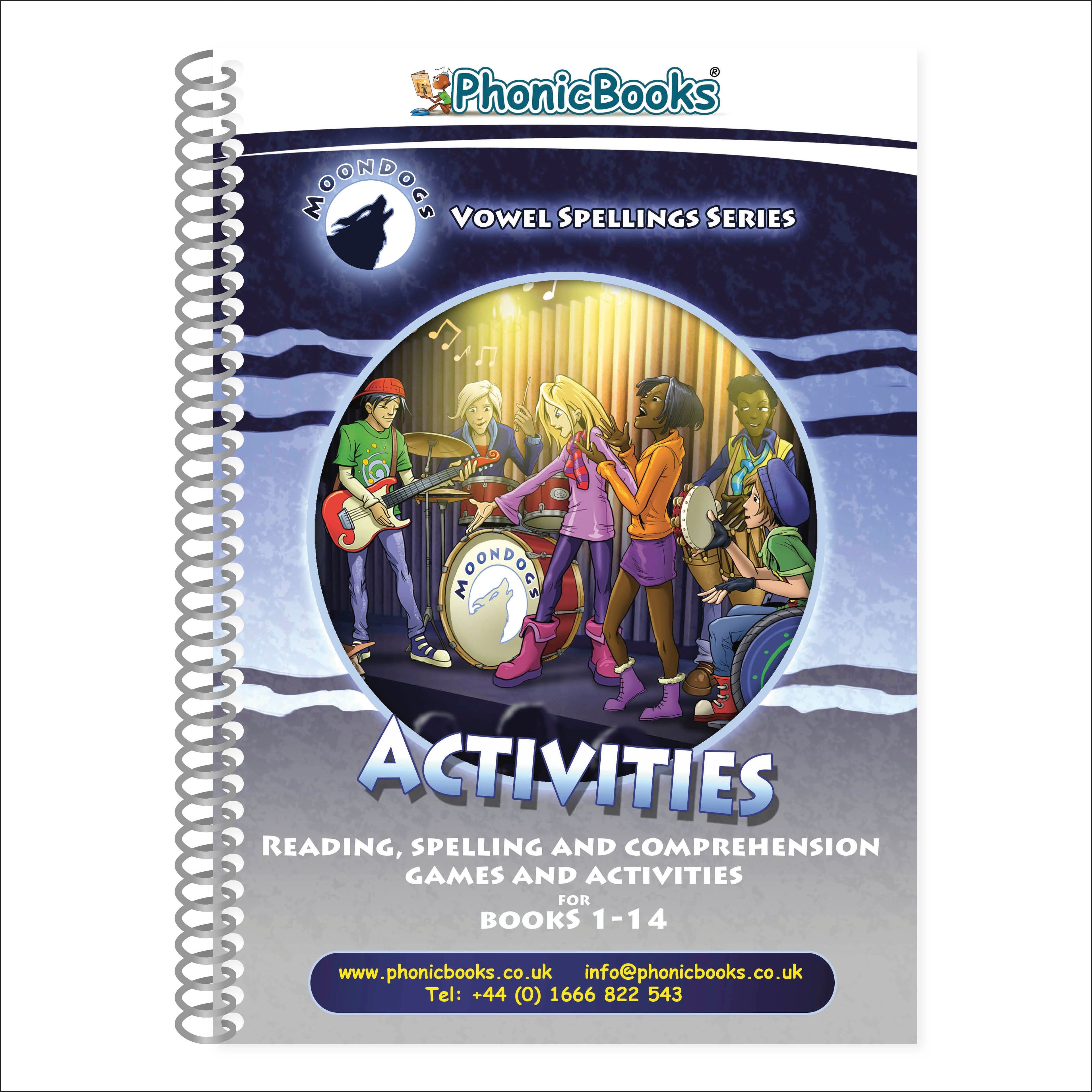 Phonic Books Moon Dogs Set 3 Vowel Spellings Activities cover