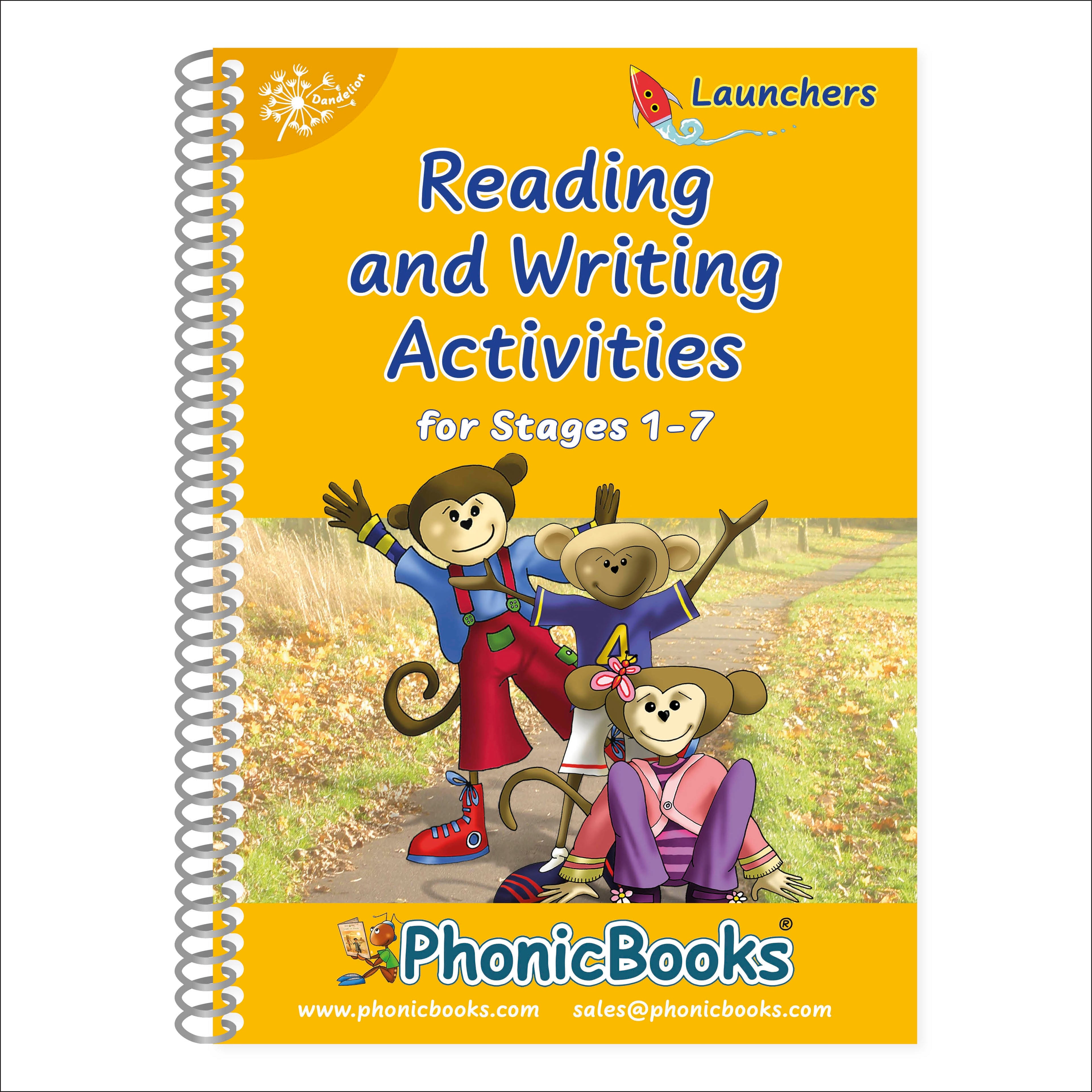 Phonic Books Dandelion Launchers Reading and Writing Activities for Stages 1-7 jacket