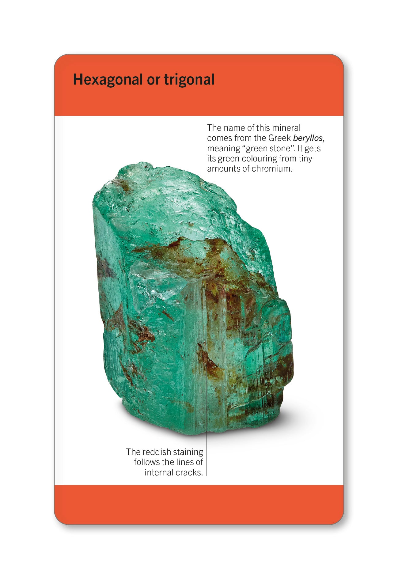 Our World in Pictures Rocks & Minerals Flash Cards-spread image
