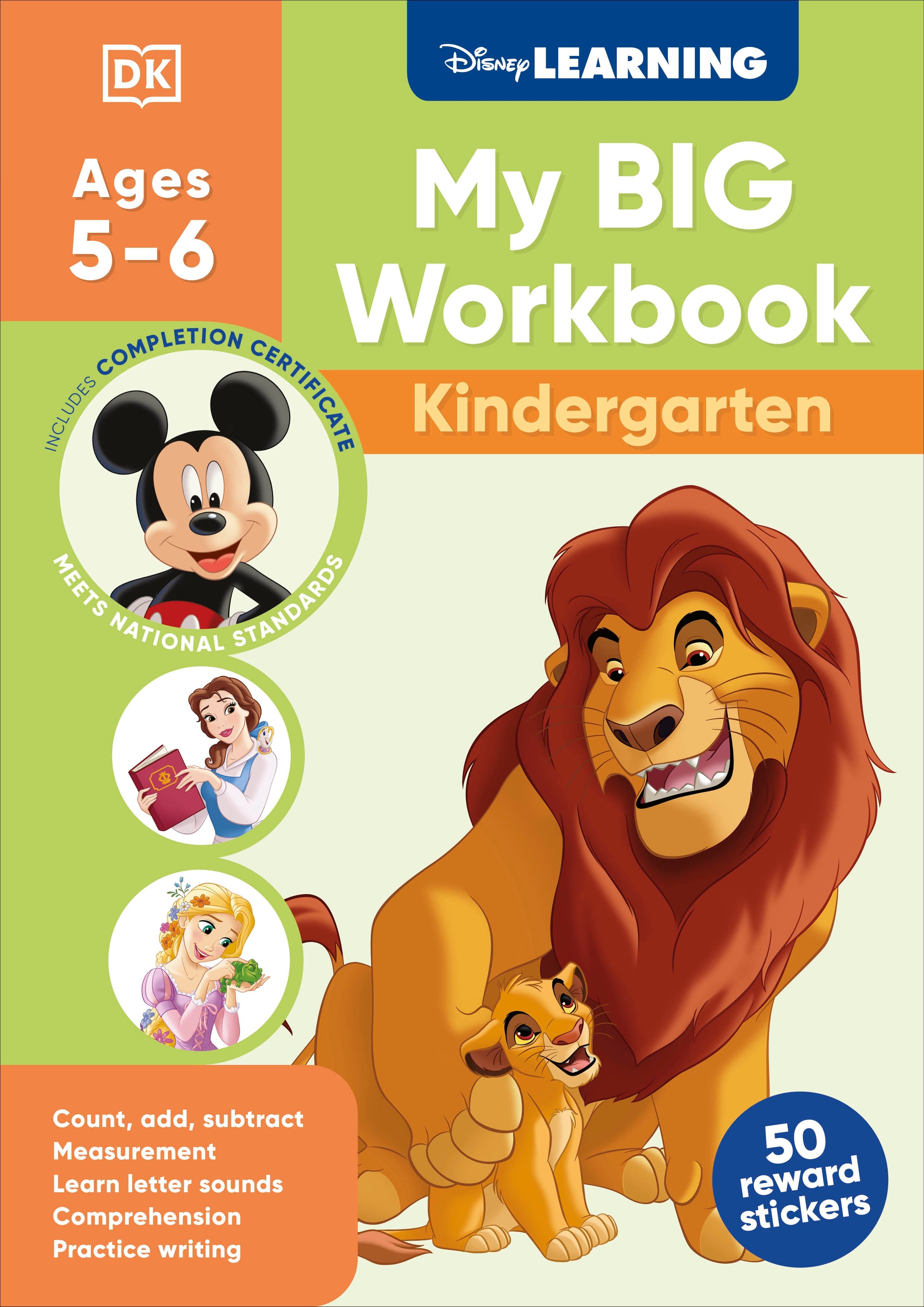 Disney Learning Big Workbook Kindergarten jacket image