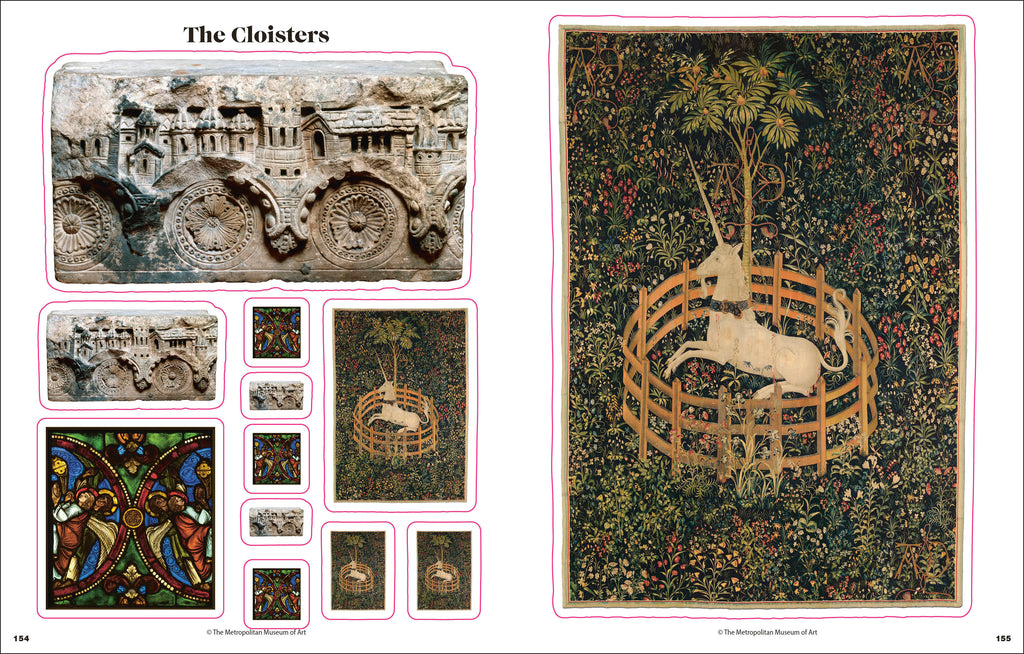 The Met Collector's Sticker Anthology-Spread, Image, (PRHC, Design, Do, Not, Use)-7