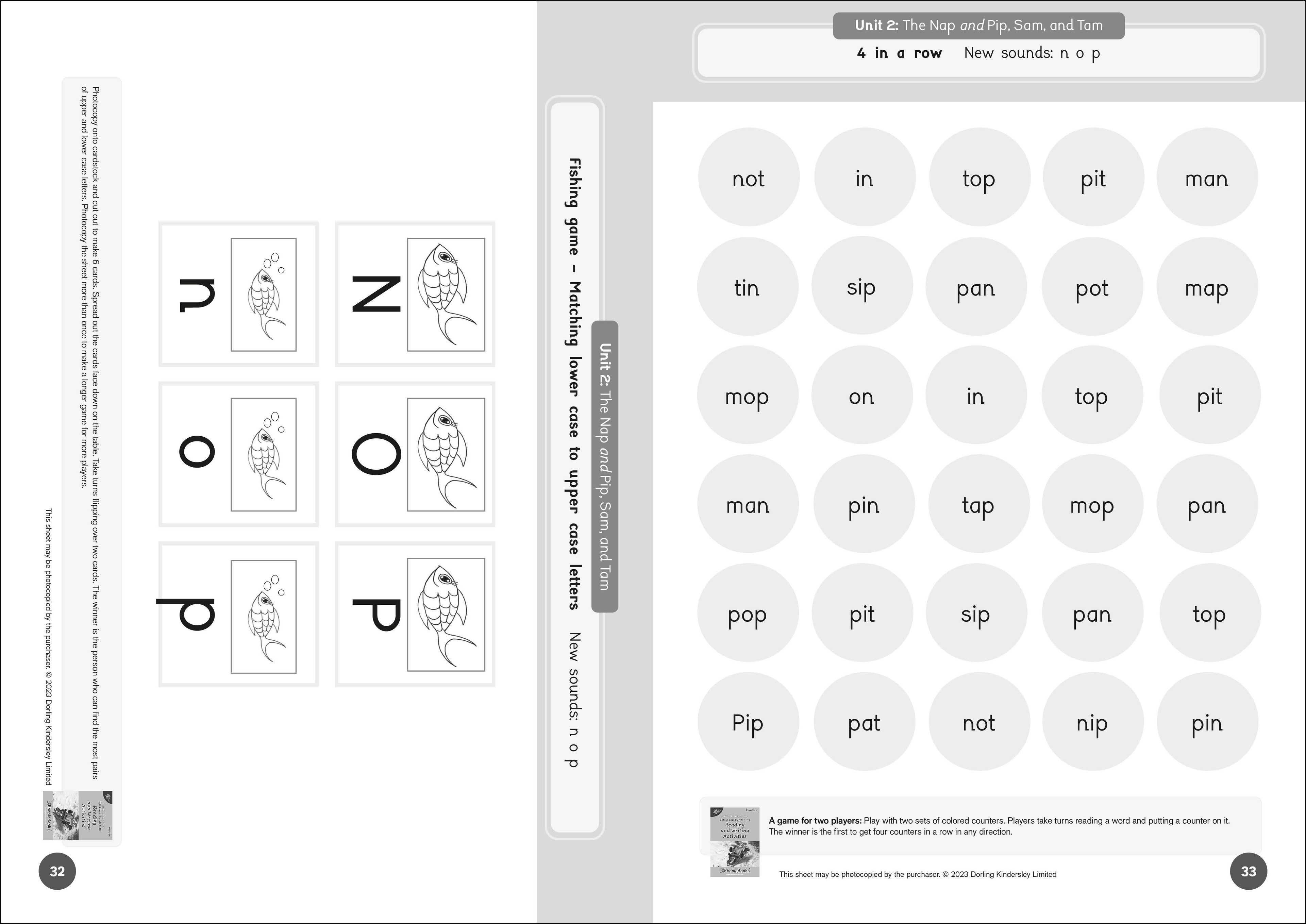 Phonic Books Dandelion Readers Reading and Writing Activities Set 2 Units 1-10 and Set 3 Units 1-10-image