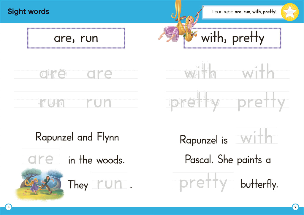 Disney Learning Sight Words (Ages 3-5)-Spread, Image, (PRHC, Design, Do, Not, Use)-1