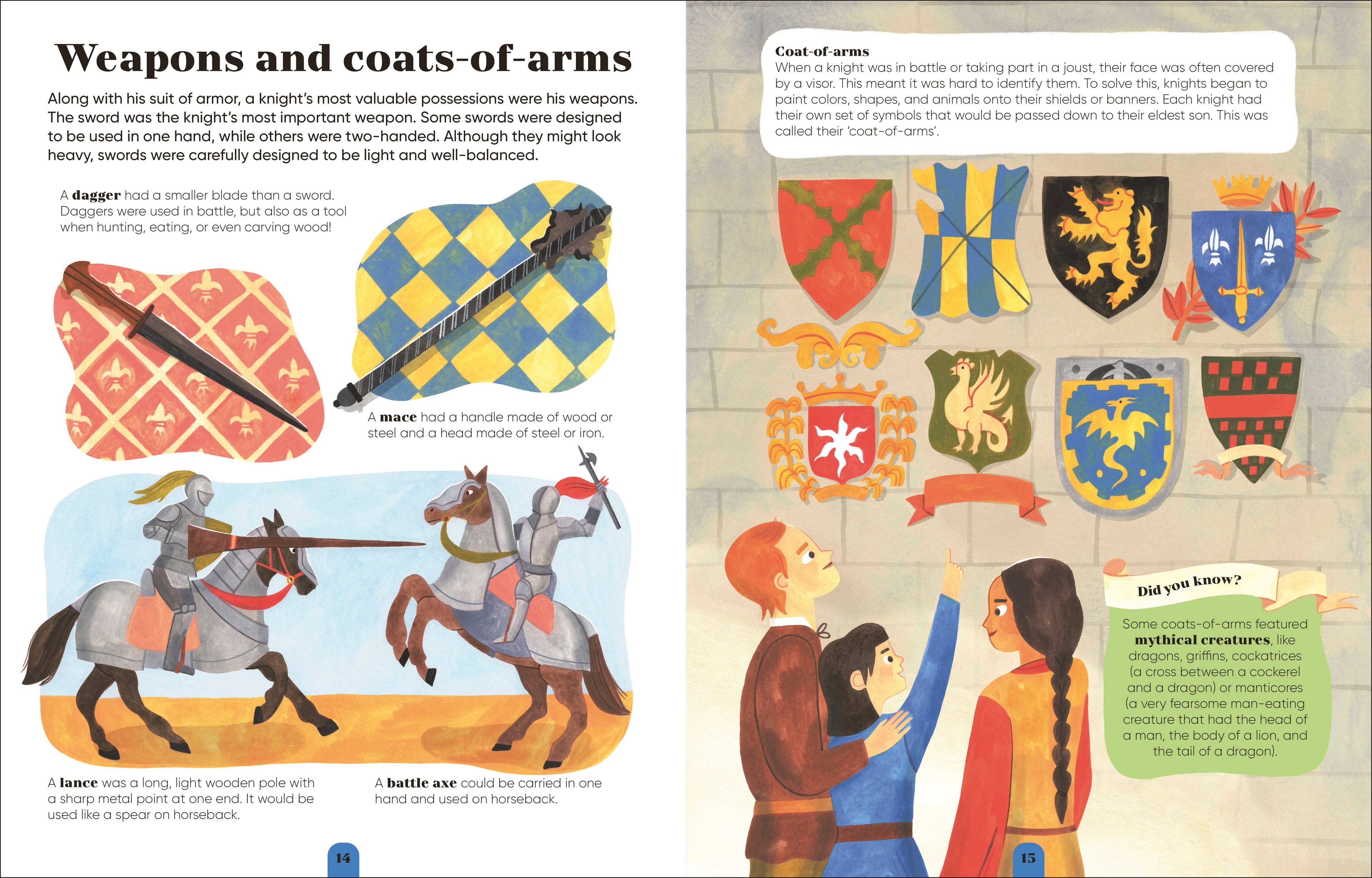 The Met Knights Discover, Press Out & Play-Spread, Image, (PRHC, Design, Do, Not, Use)-1