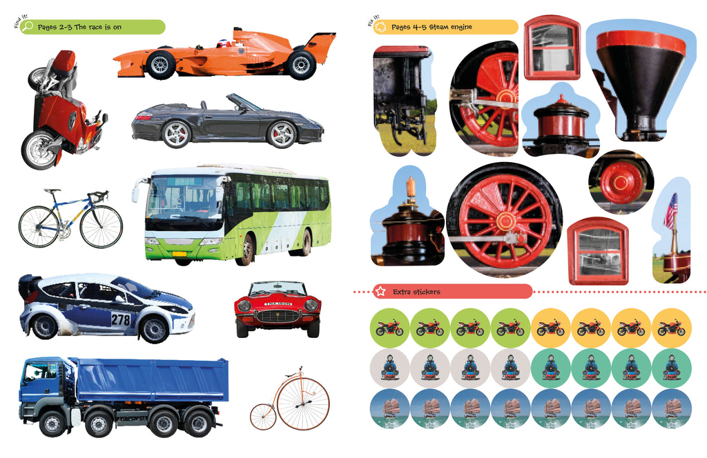 Ultimate Sticker Book: Things That Go