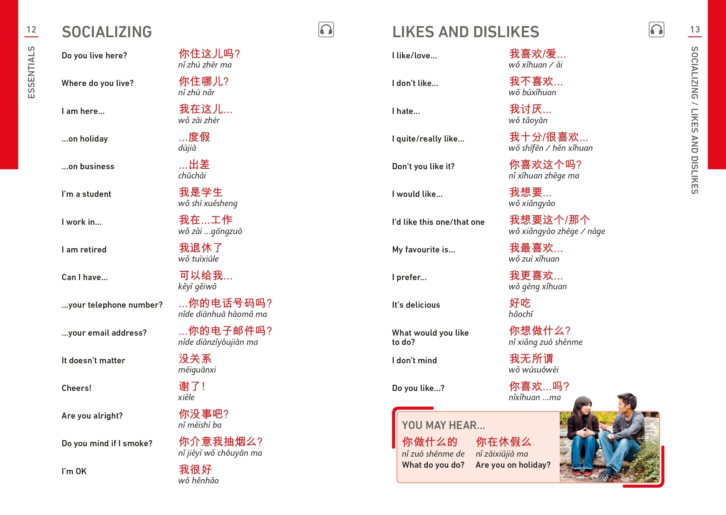 Mandarin Chinese Phrase Book