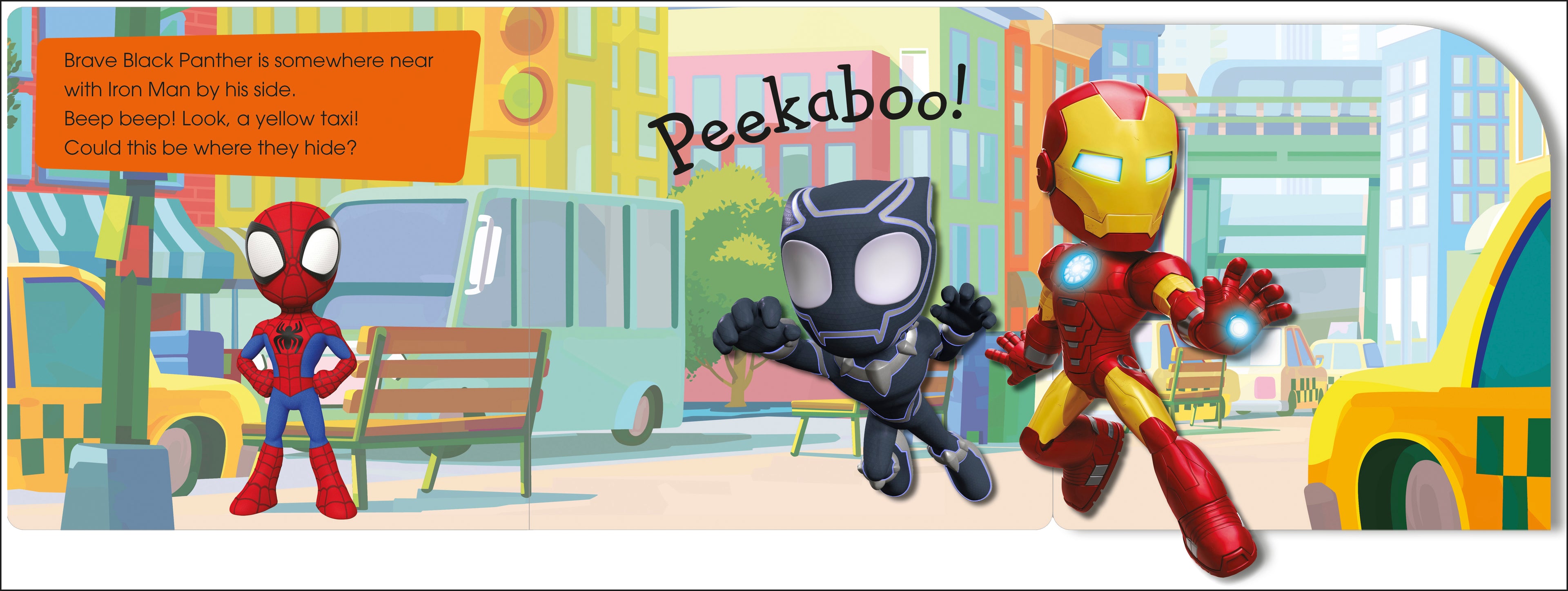 Pop-Up Peekaboo! Marvel Spidey and his Amazing Friends-Spread, Image, (PRHC, Design, Do, Not, Use)-4