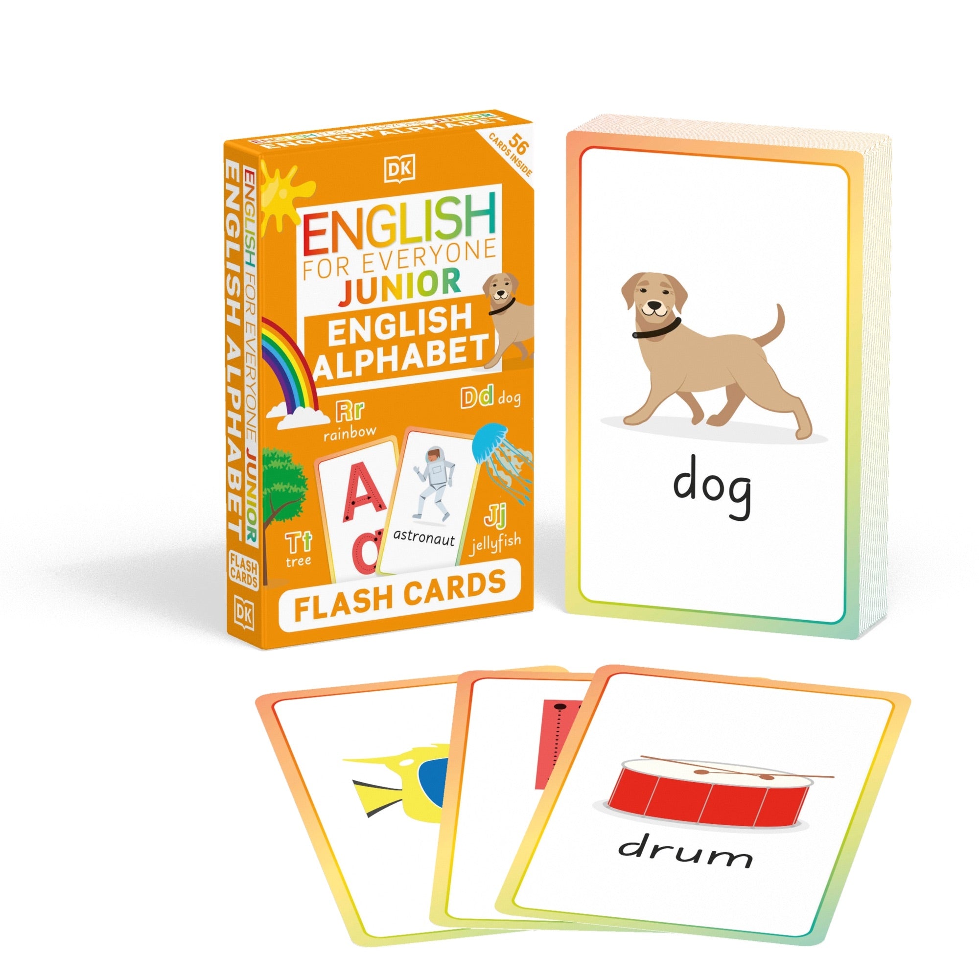English for Everyone Junior English Alphabet Flash Cards cover