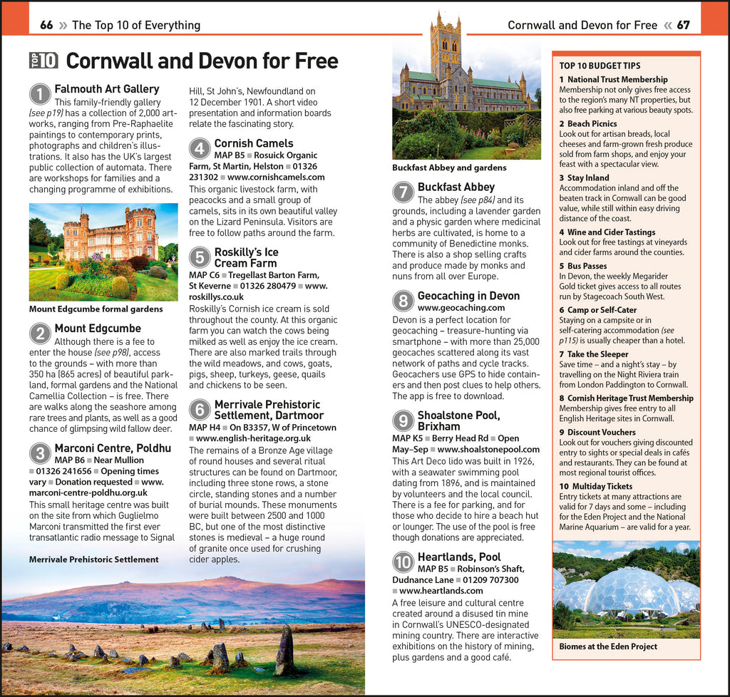 DK Top 10 Cornwall and Devon