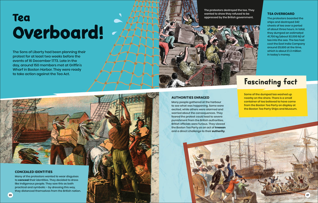 DK Super History Boston Tea Party