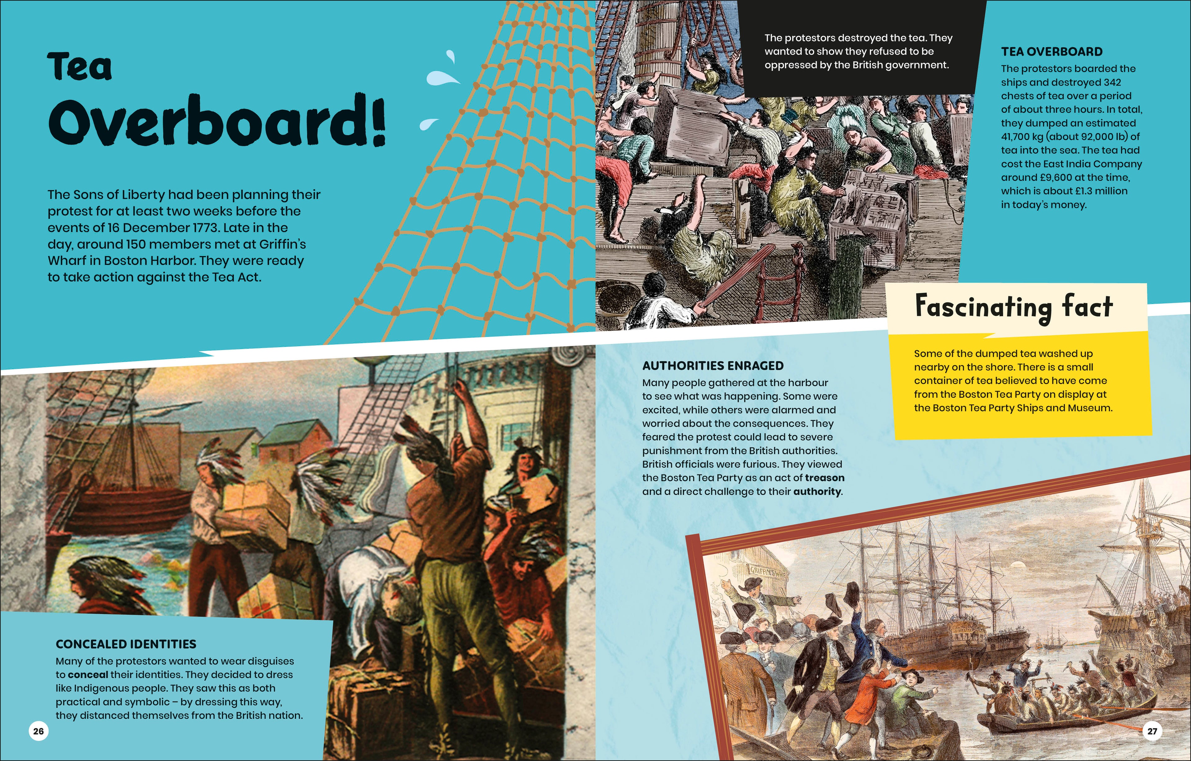 DK Super History Boston Tea Party