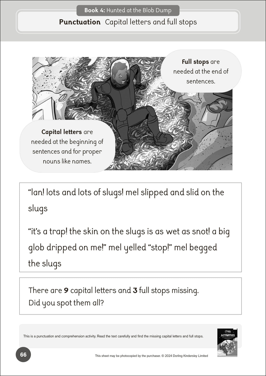 Phonic Books Mel on Mars Activities