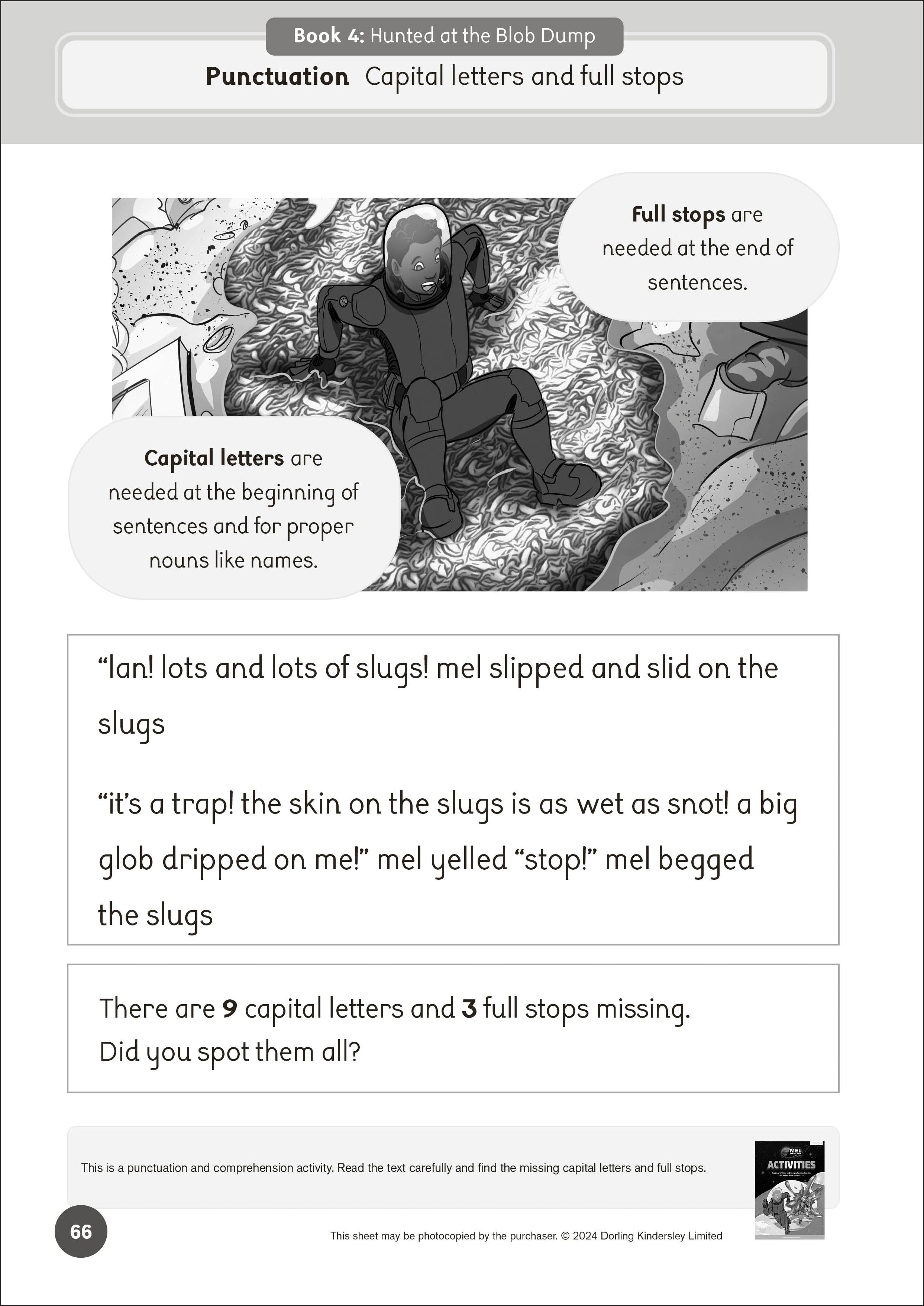 Phonic Books Mel on Mars Activities