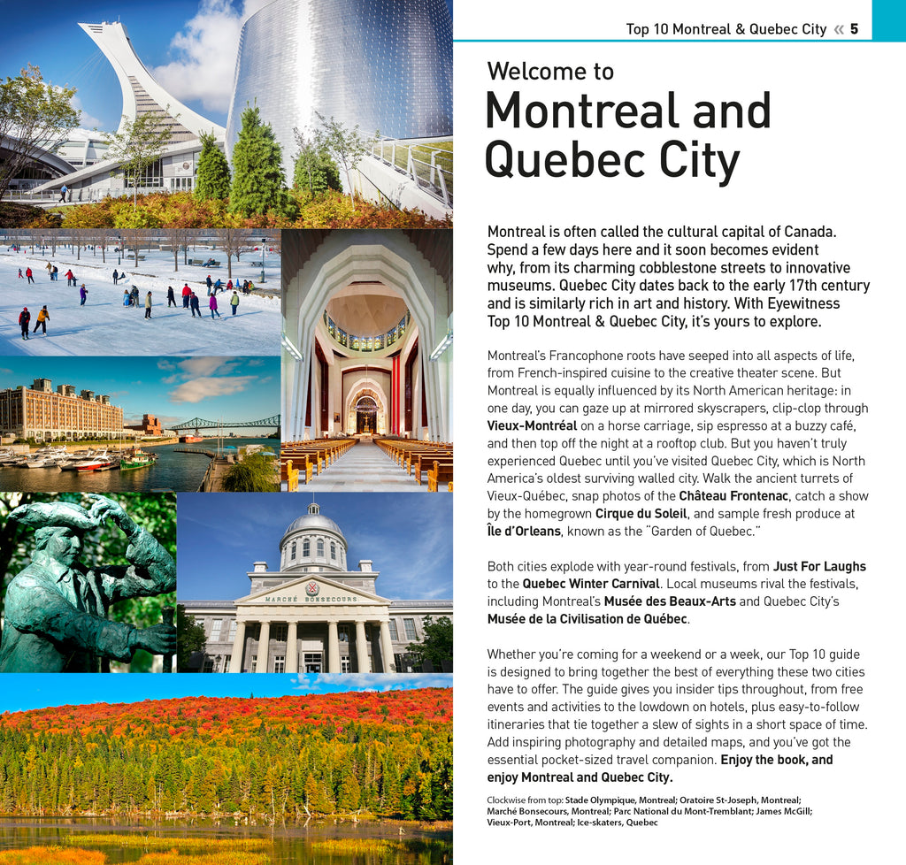 DK Top 10 Montreal and Quebec City
