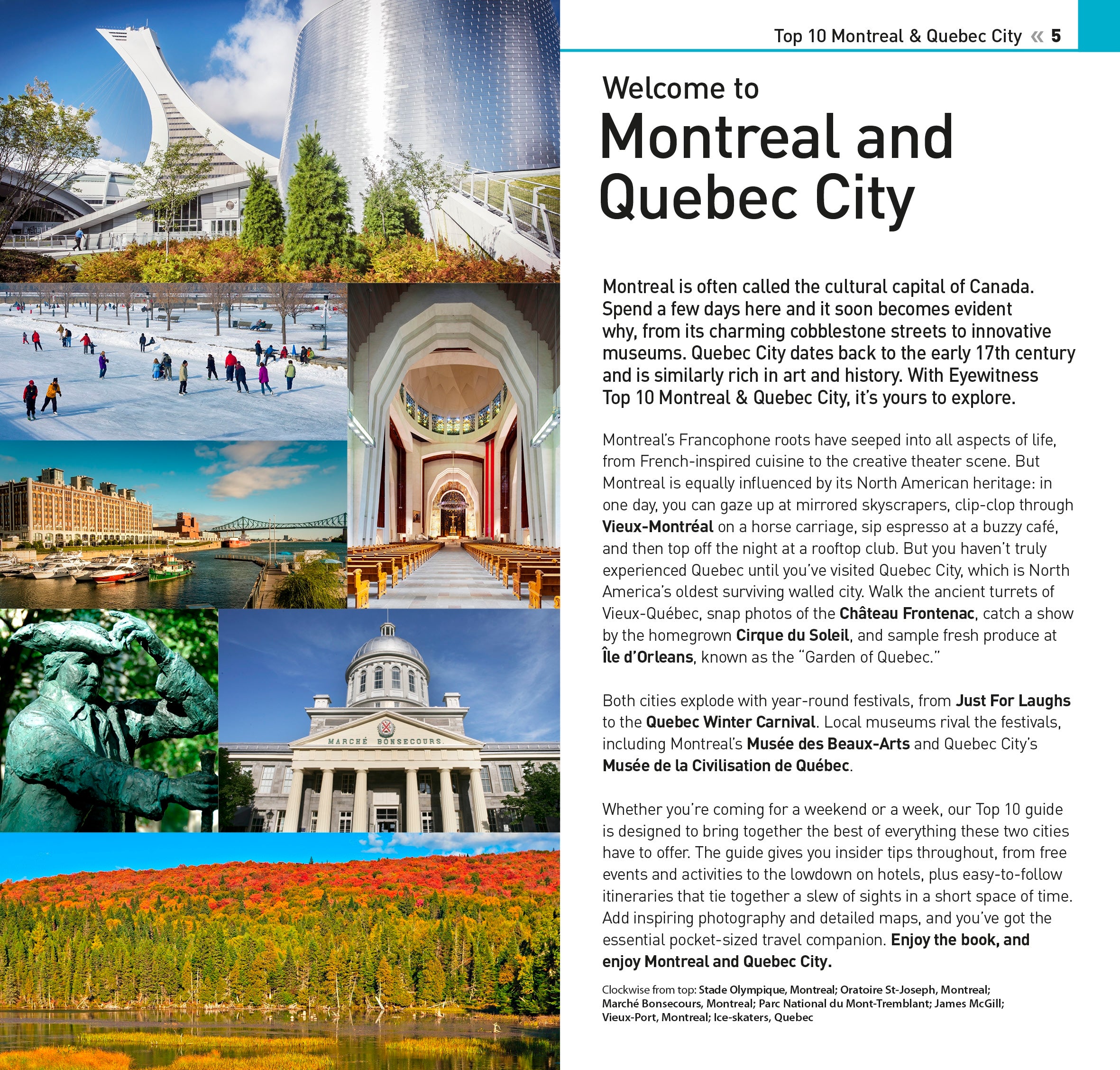 DK Top 10 Montreal and Quebec City