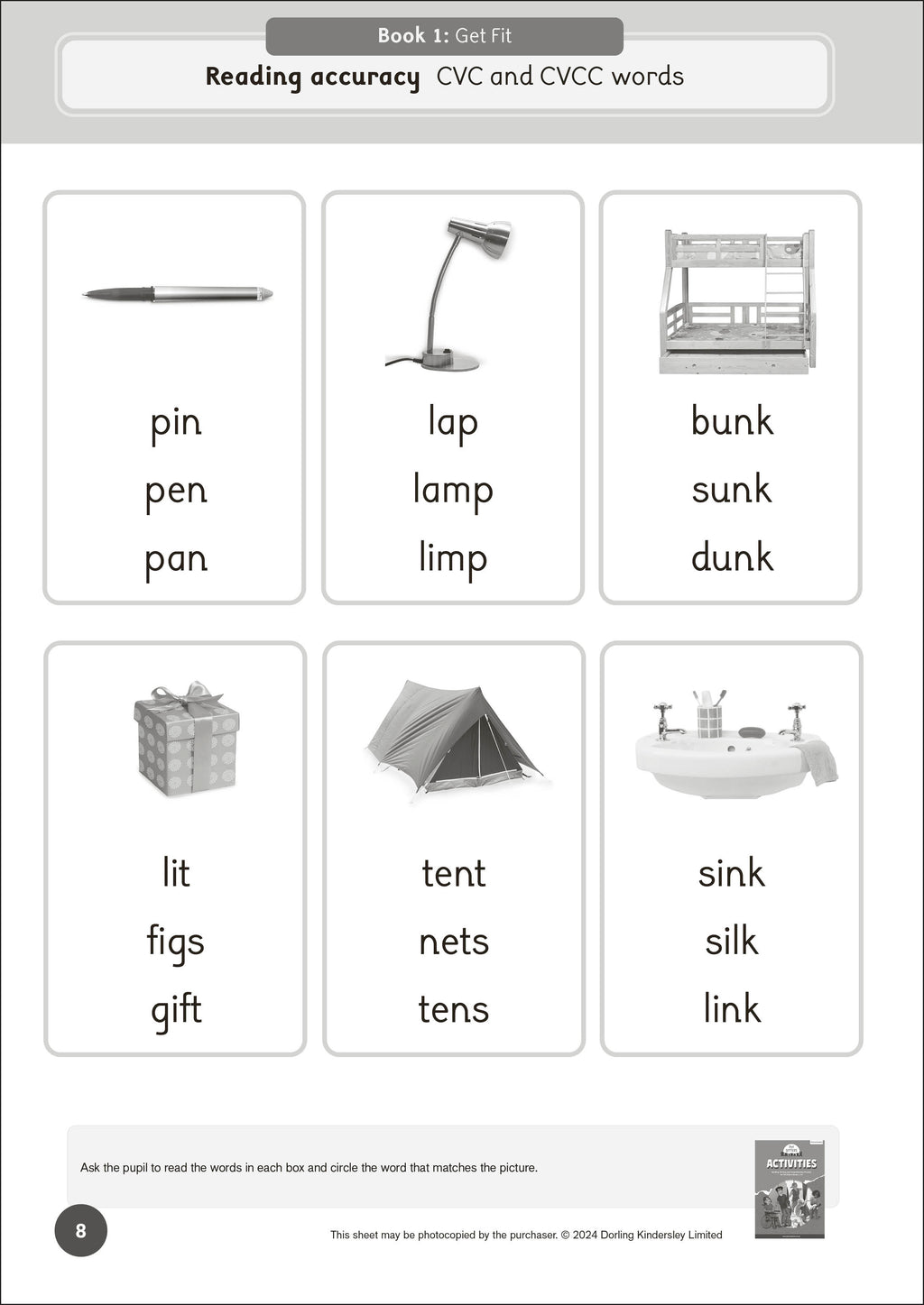 Phonic Books Pet Sitters Activities