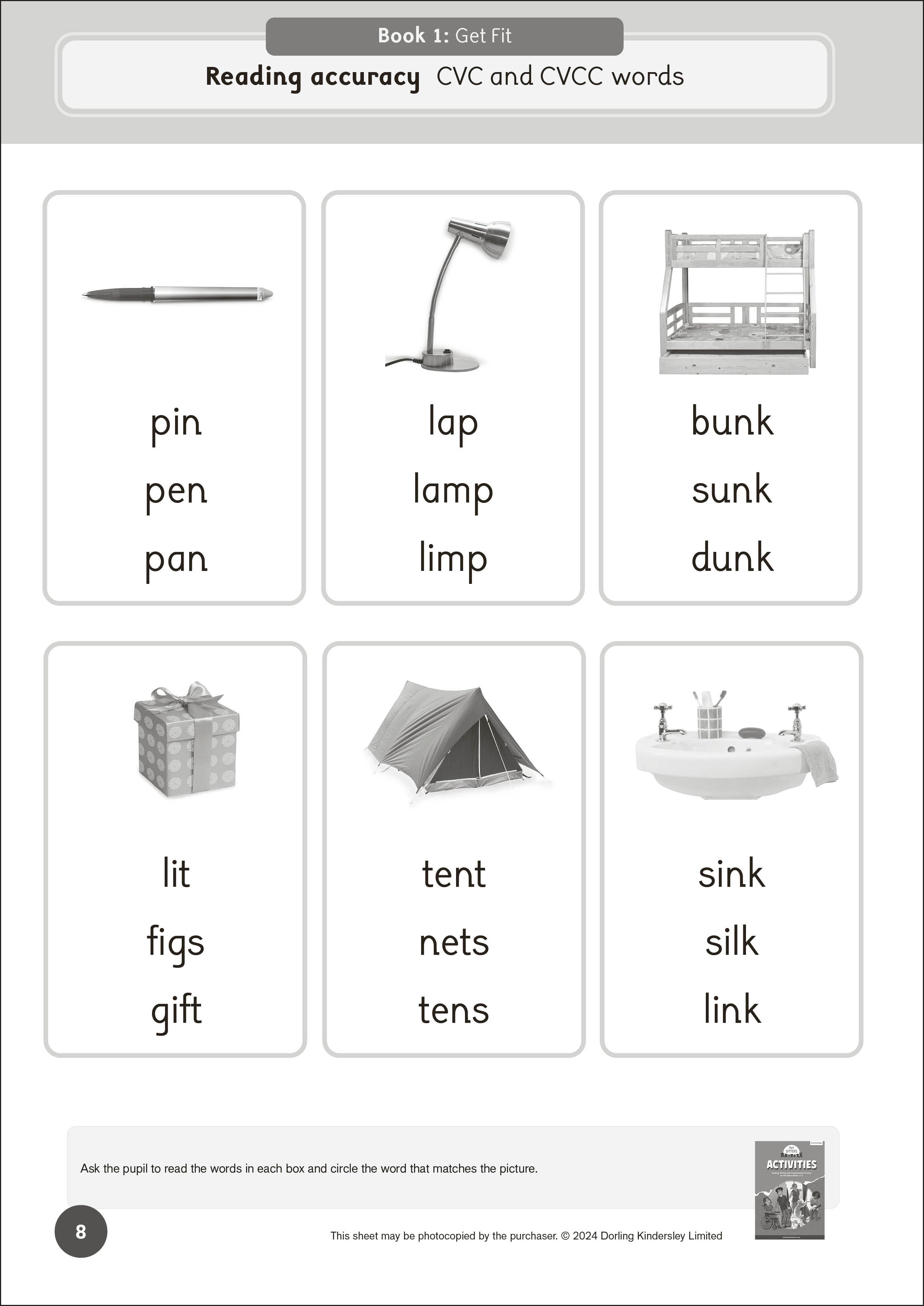 Phonic Books Pet Sitters Activities