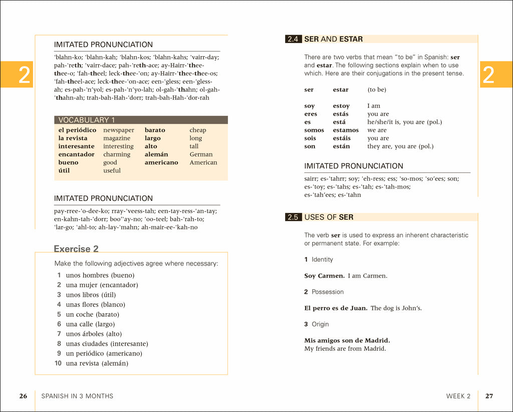 Spanish in 3 Months with Free Audio App-Spread, Image, (PRHC, Design, Do, Not, Use)-8