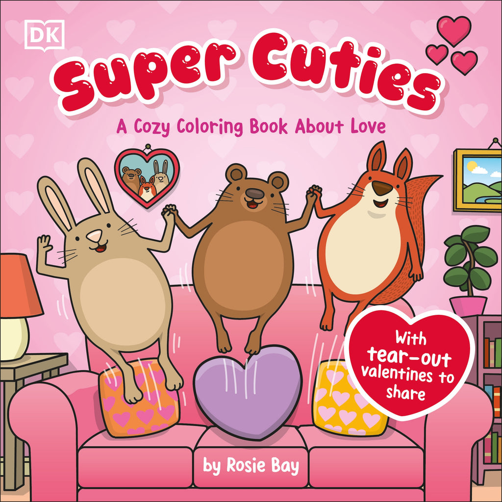 Super Cuties: A Cozy Coloring Book about Love jacket image
