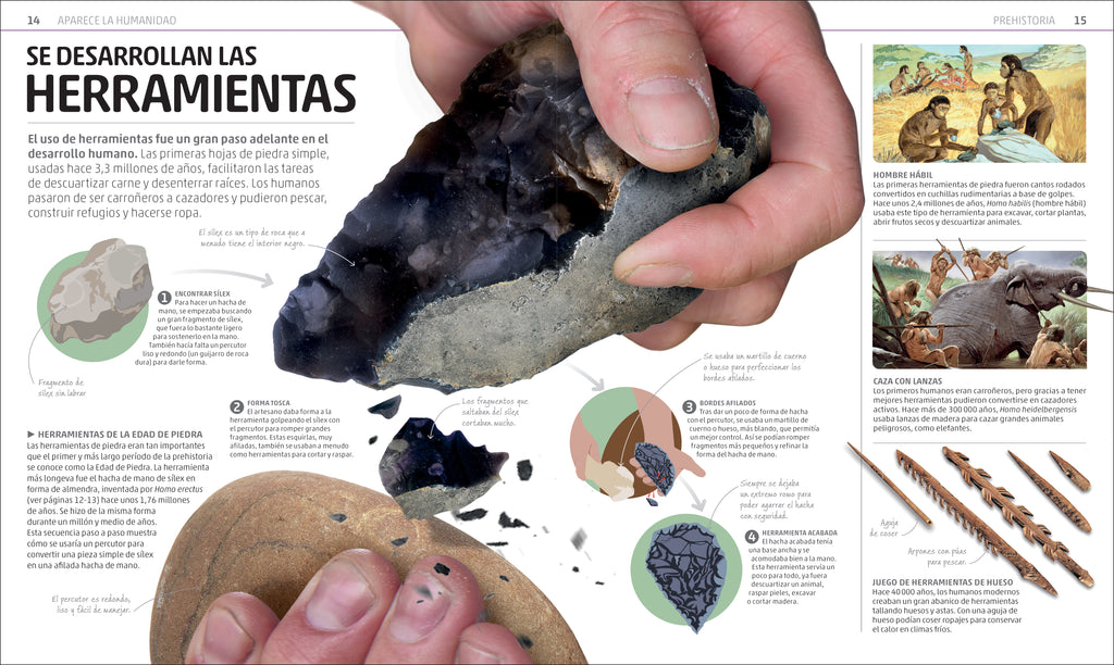 Secretos de la historia (Explanatorium of History)-Spread, Image, (PRHC, Design, Do, Not, Use)-1