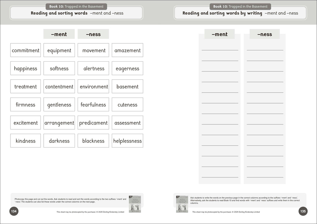 Phonic Books Dandelion Readers Level 5 Prefixes and Suffixes Activities-Spread, Image, (PRHC, Design, Do, Not, Use)-4