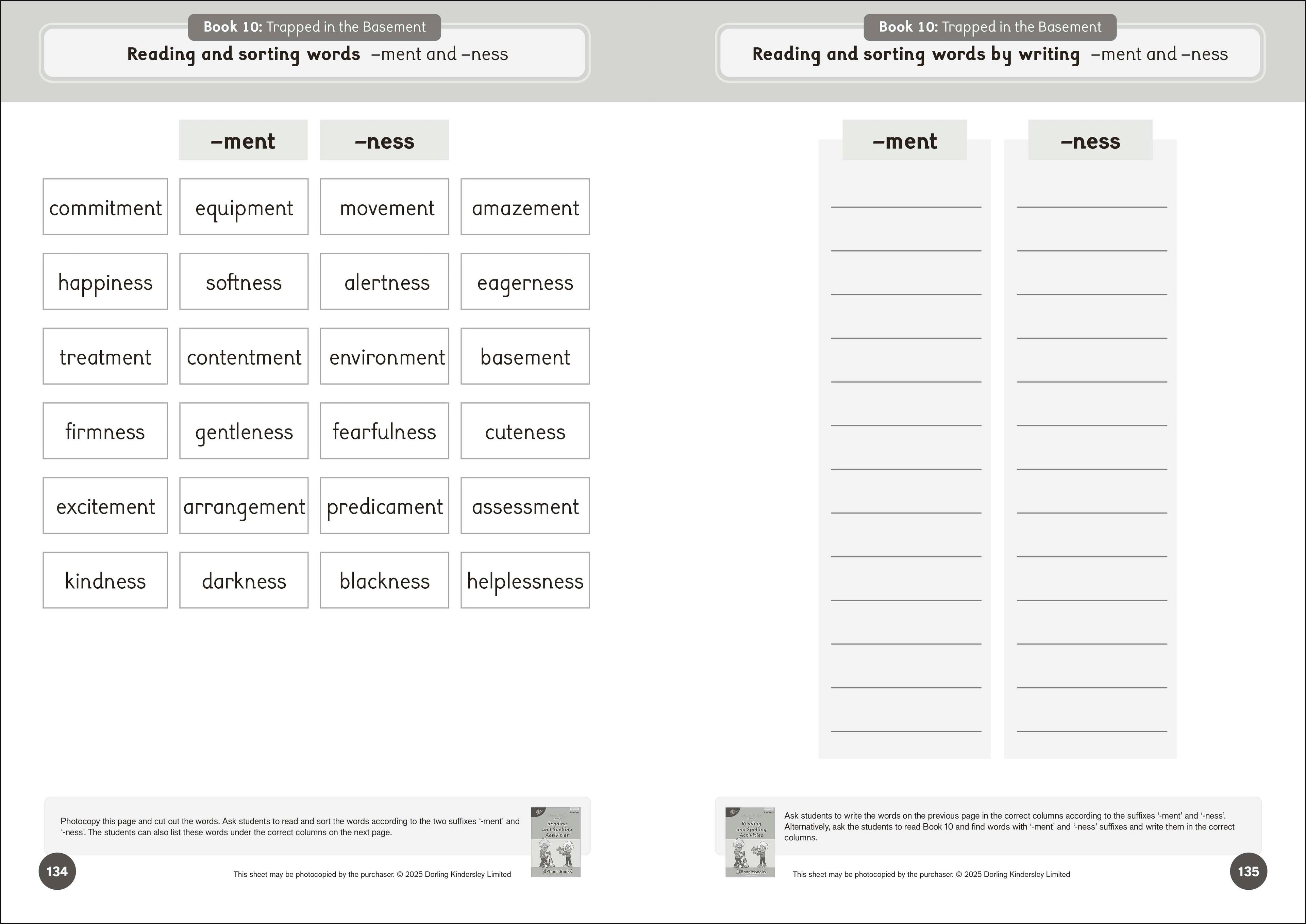 Phonic Books Dandelion Readers Level 5 Prefixes and Suffixes Activities-Spread, Image, (PRHC, Design, Do, Not, Use)-4