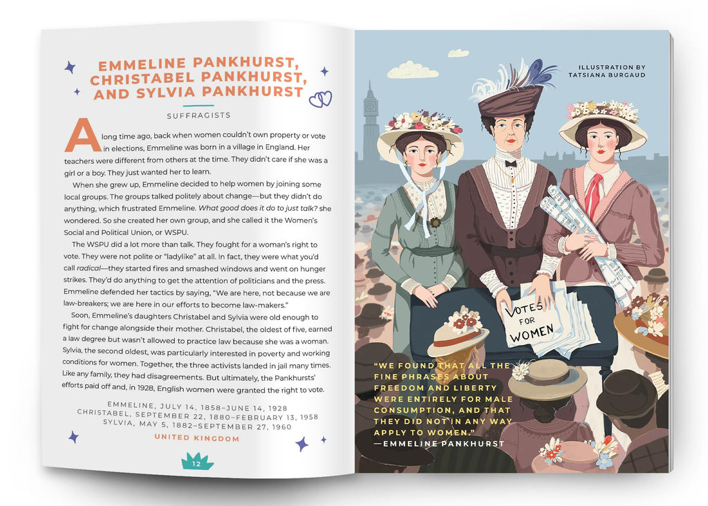 Rebel Girls Powerful Pairs: 25 Tales of Mothers and Daughters-Spread, Image, (PRHC, Design, Do, Not, Use)-2