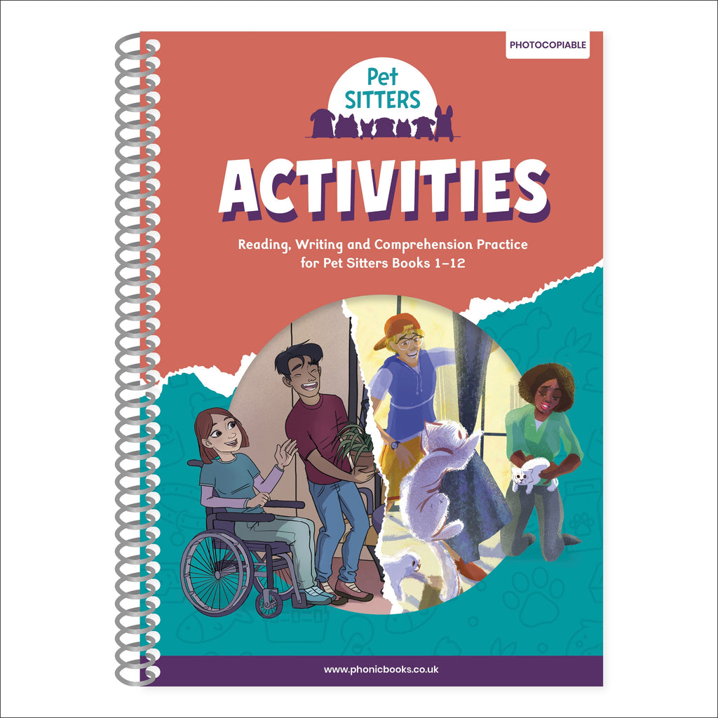 Phonic Books Pet Sitters Activities-book cover