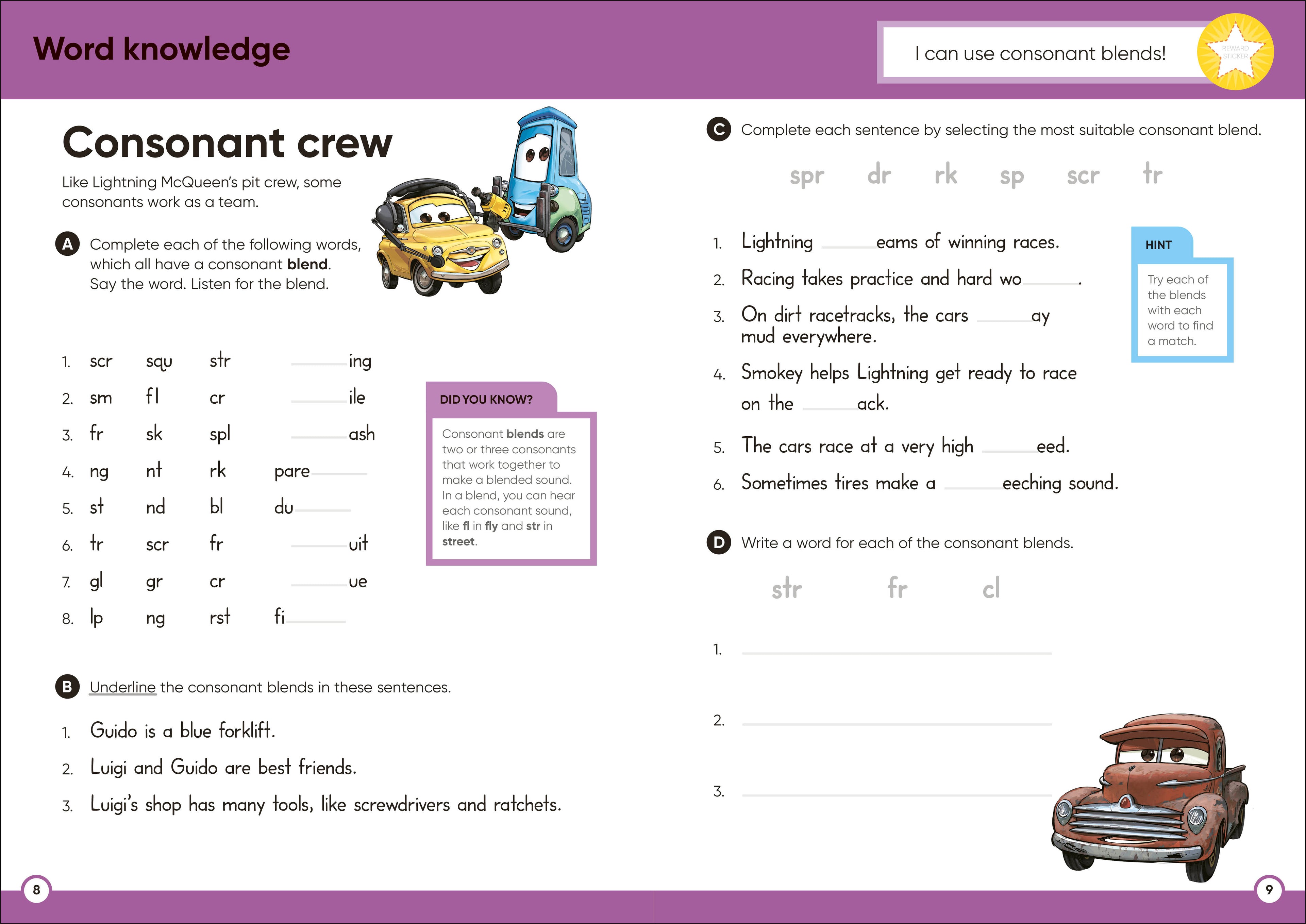 Disney Learning Big Workbook Grade 3-Spread, Image, (PRHC, Design, Do, Not, Use)-1