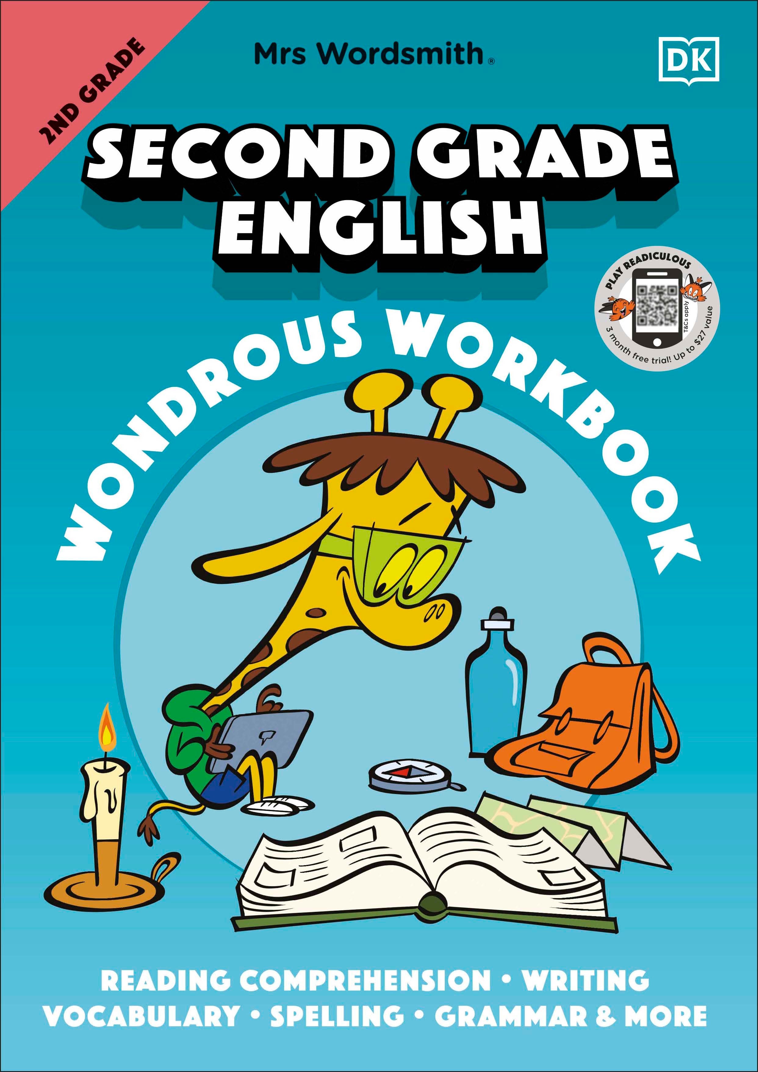 Mrs Wordsmith 2nd Grade English Wondrous Workbook cover