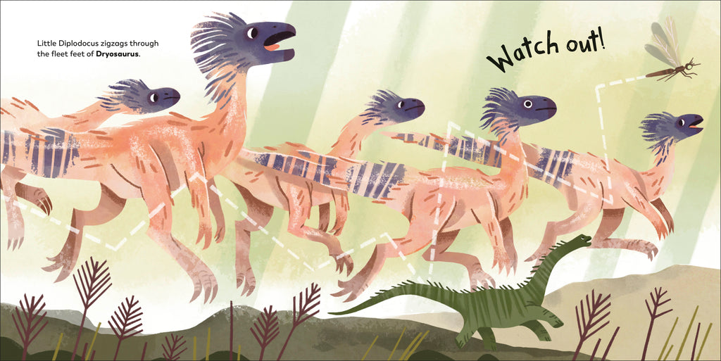 A Dinosaur's Day: Diplodocus Finds Its Family-Spread, Image, (PRHC, Design, Do, Not, Use)-4