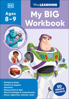 9780241763872-Disney Learning Big Workbook Ages 8-9 (Year 4)-Jacket Image-1