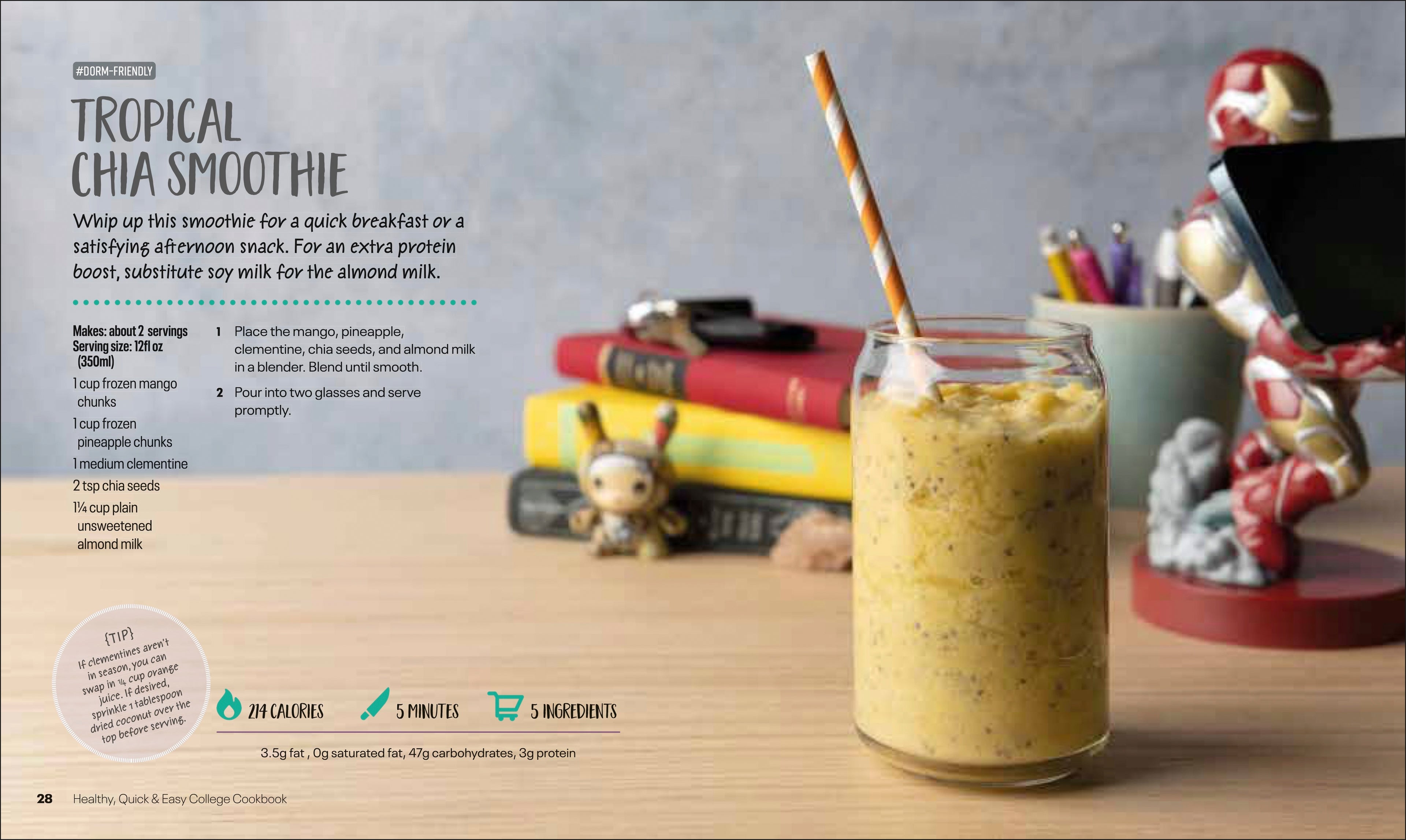 Healthy, Quick & Easy College Cookbook