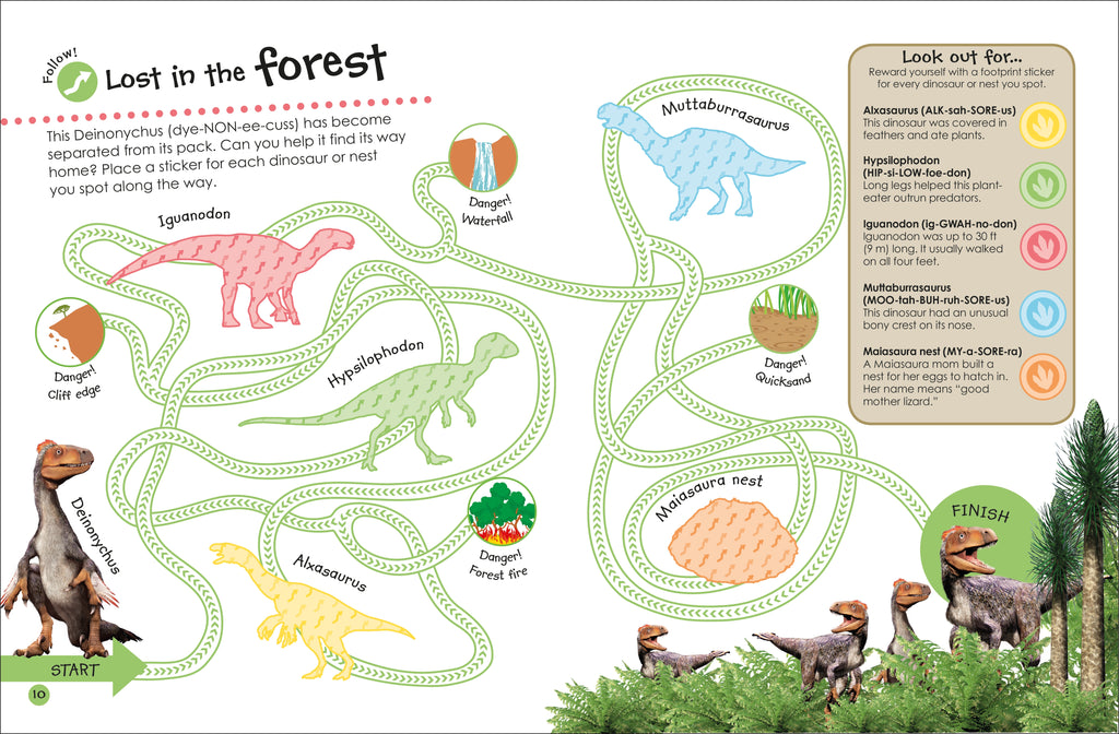 Ultimate Sticker Book Dinosaurs