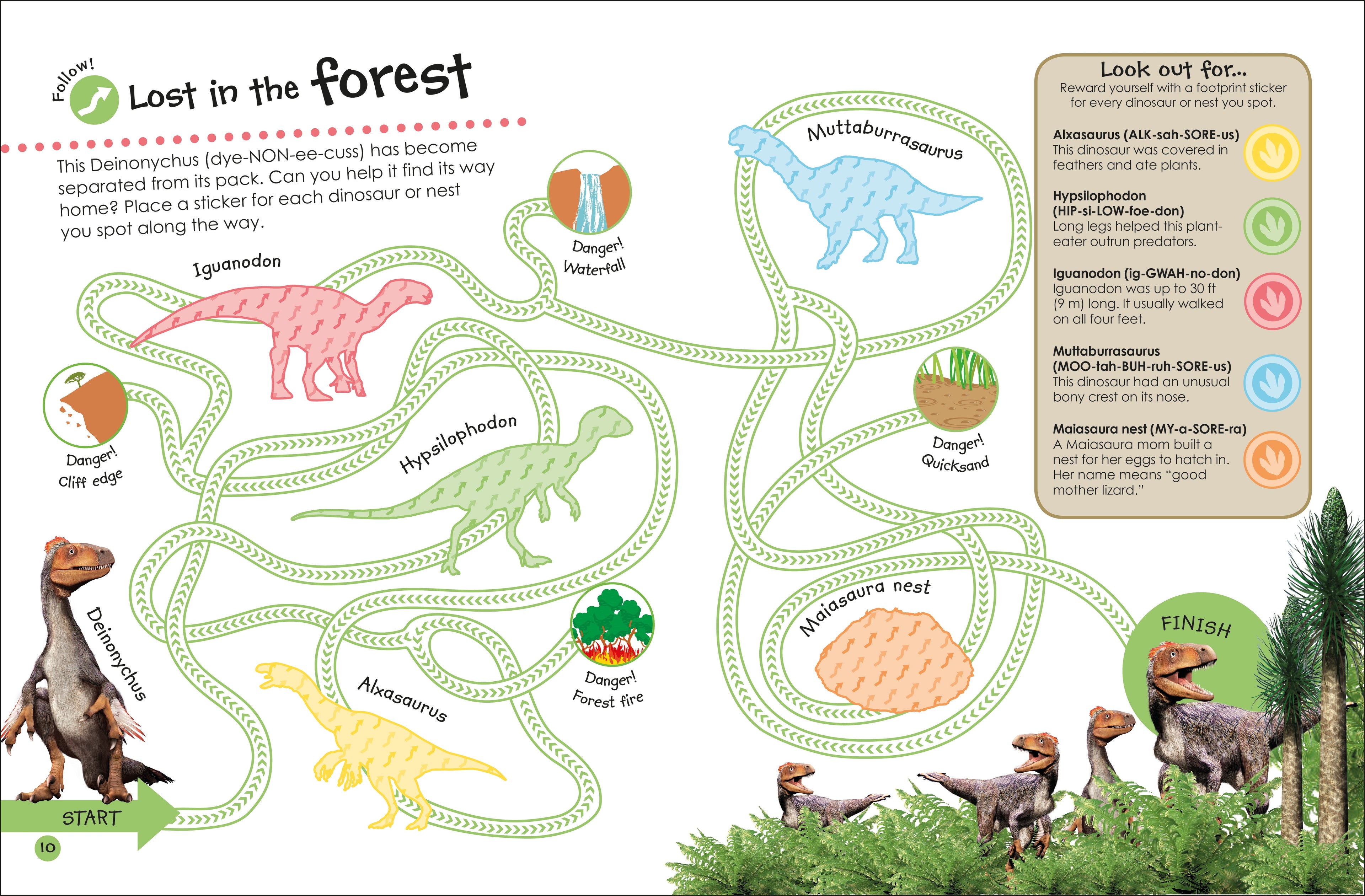 Ultimate Sticker Book Dinosaurs