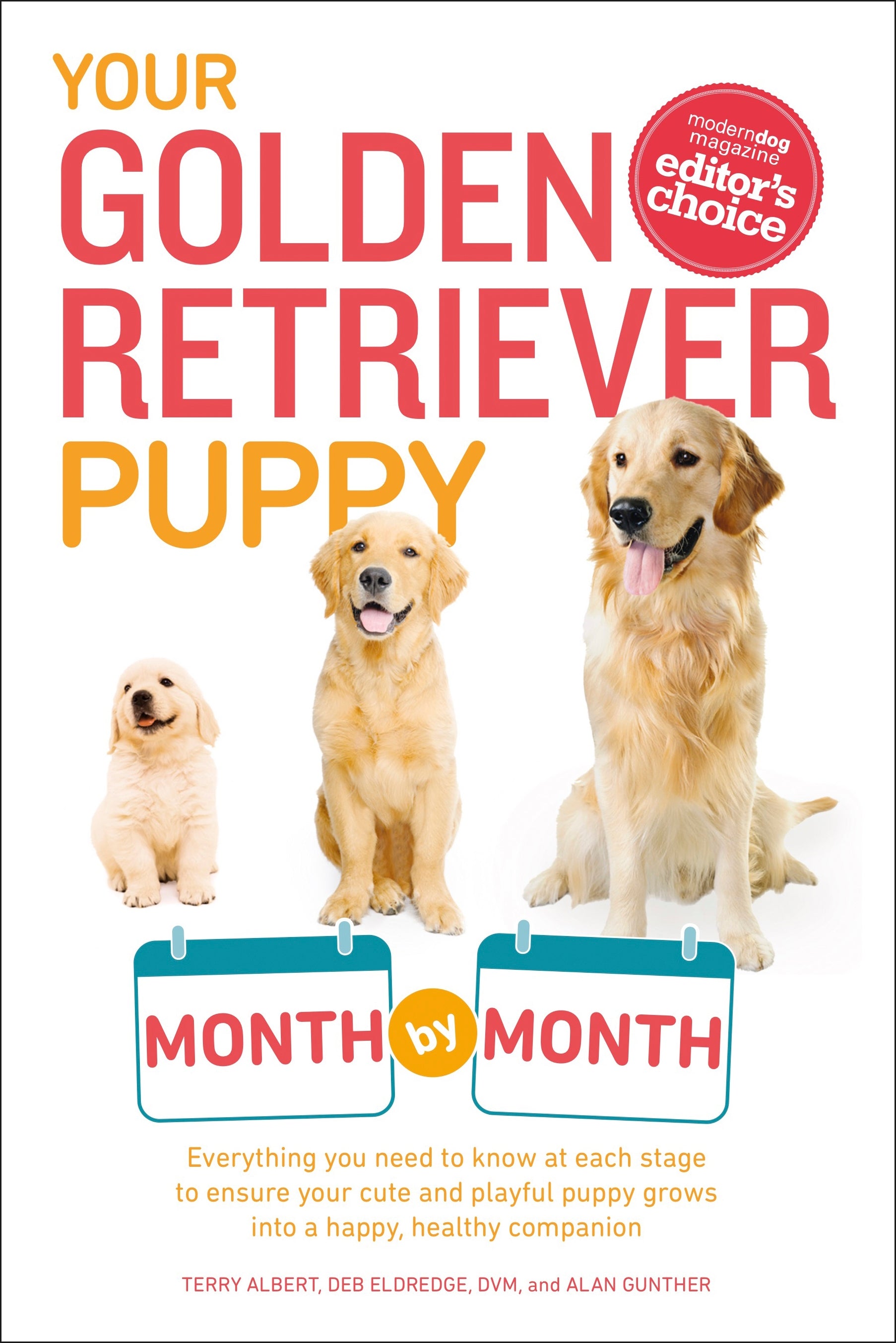 Your Golden Retriever Puppy Month by Month jacket