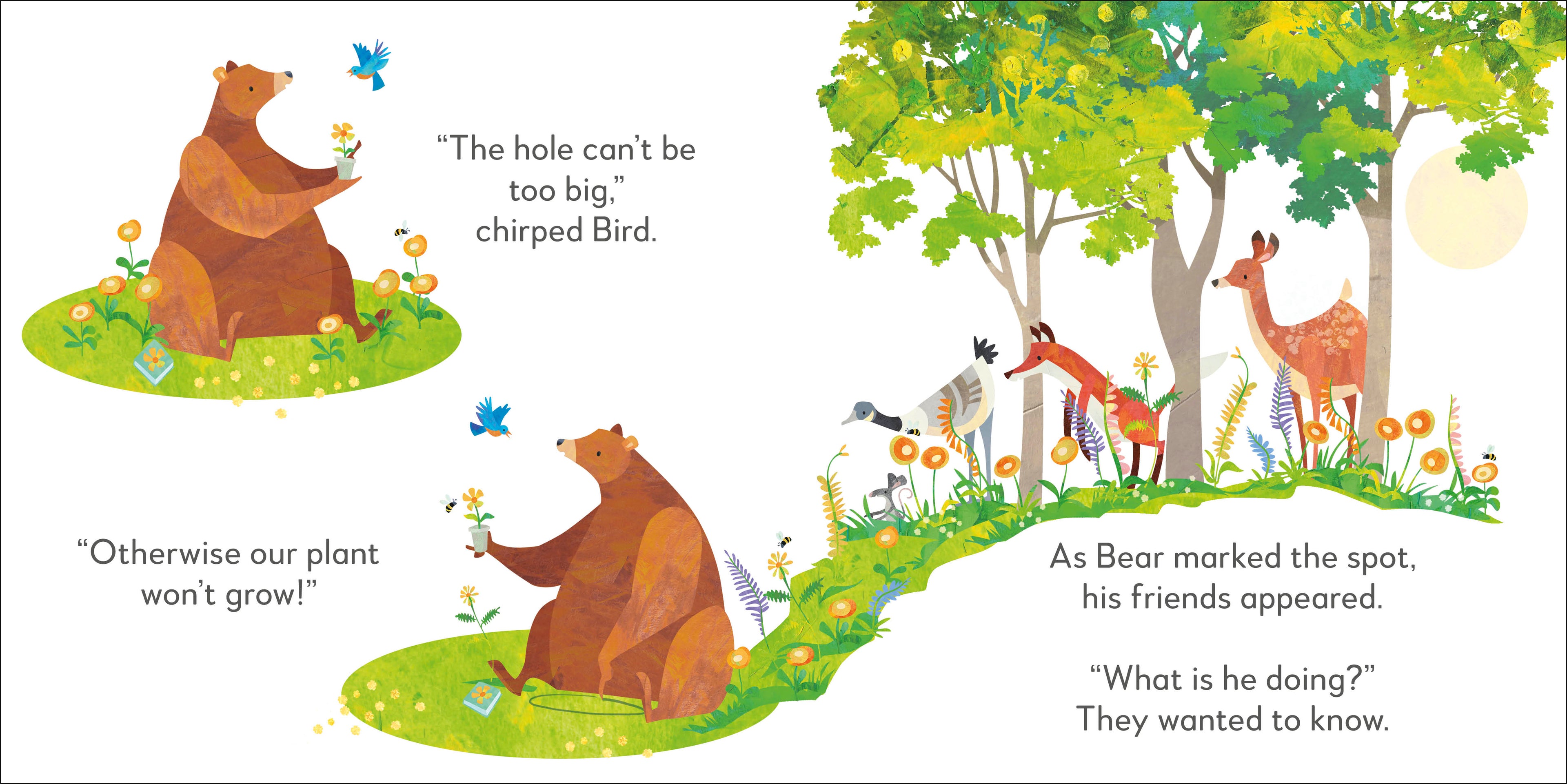 Jonny Lambert's Bear and Bird: Lend a Helping Hand-Spread, Image, (PRHC, Design, Do, Not, Use)-4