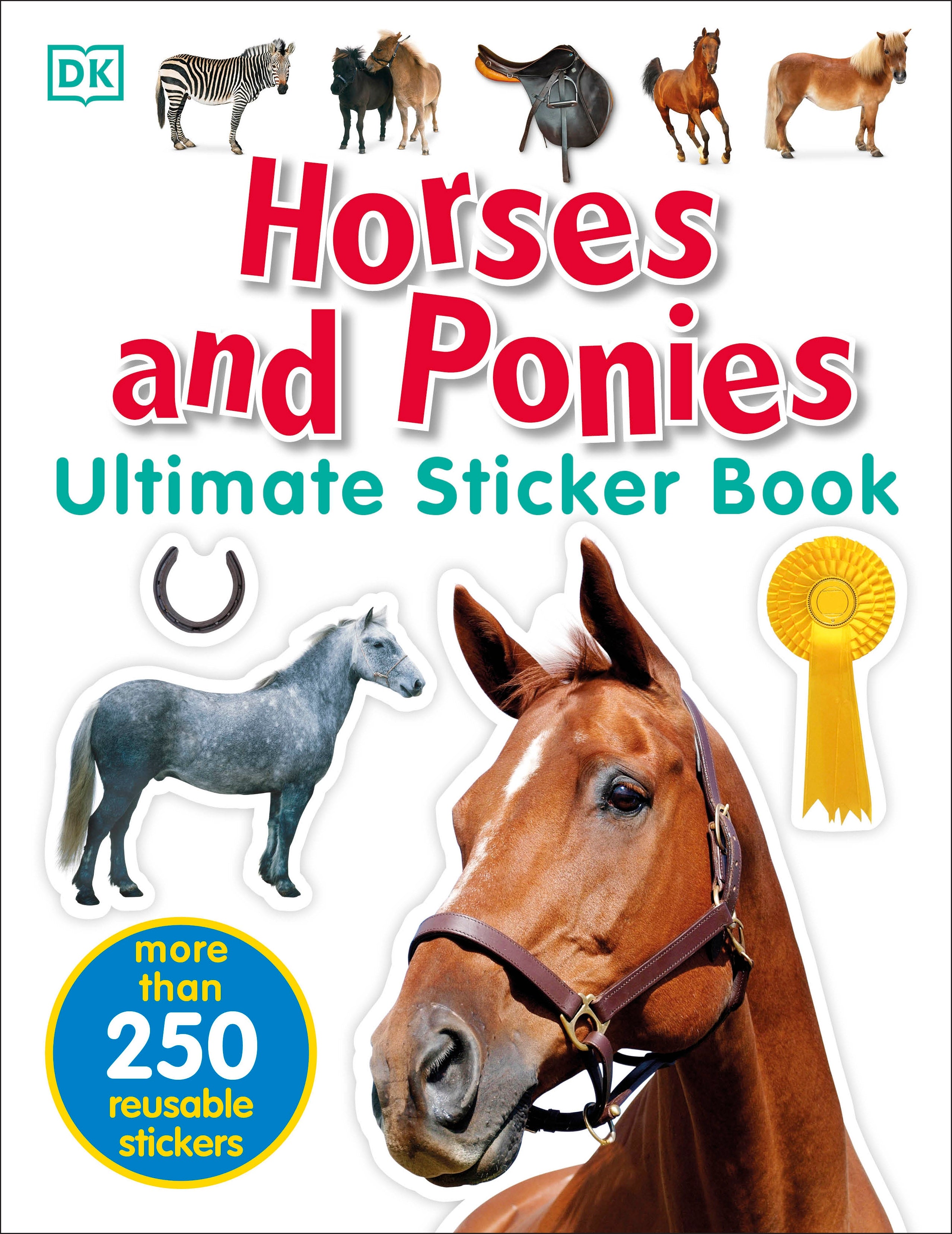 Horses and Ponies Ultimate Sticker Book jacket