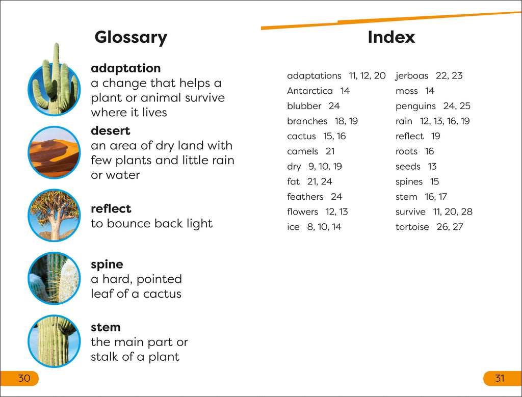 DK Super Readers Level 1 Desert Plants and Animals