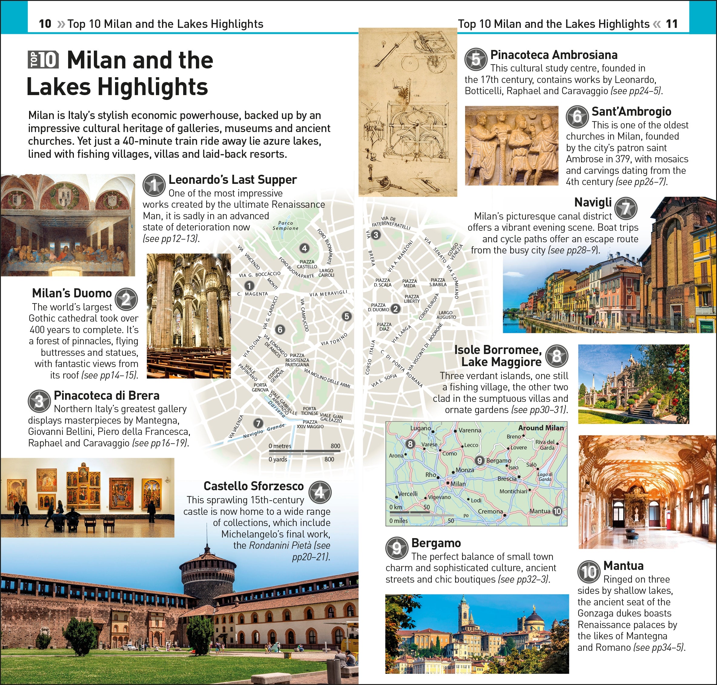 DK Top 10 Milan and the Lakes