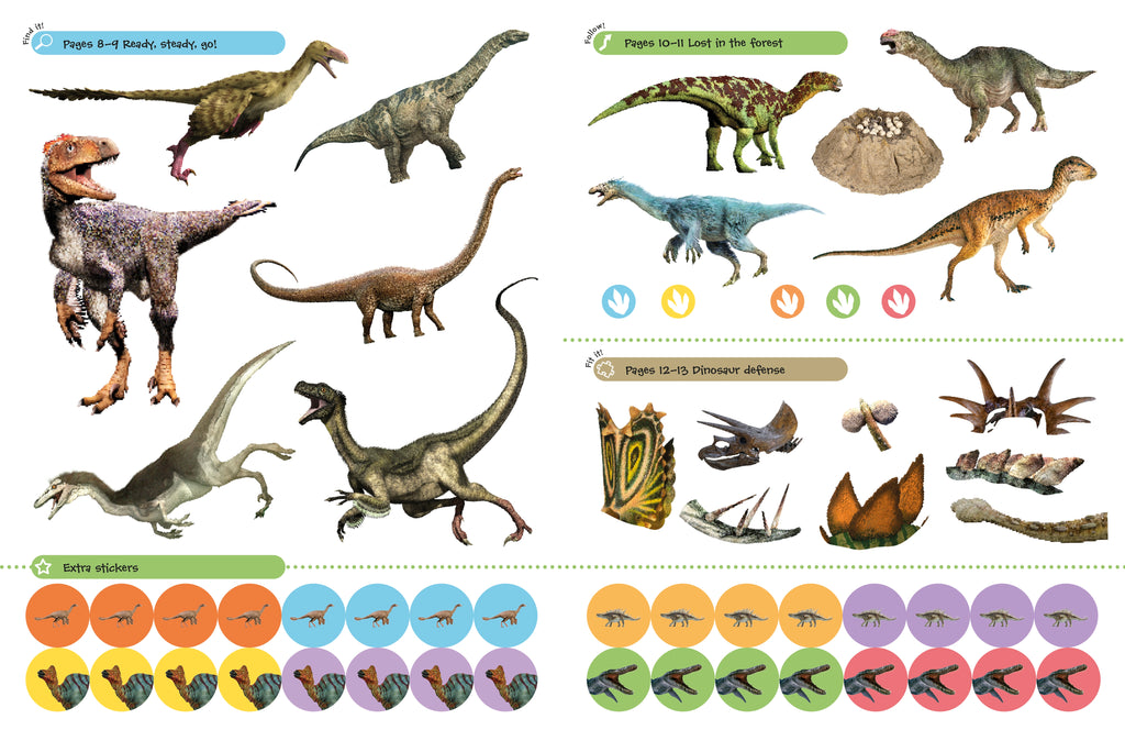Ultimate Sticker Book: Dinosaurs