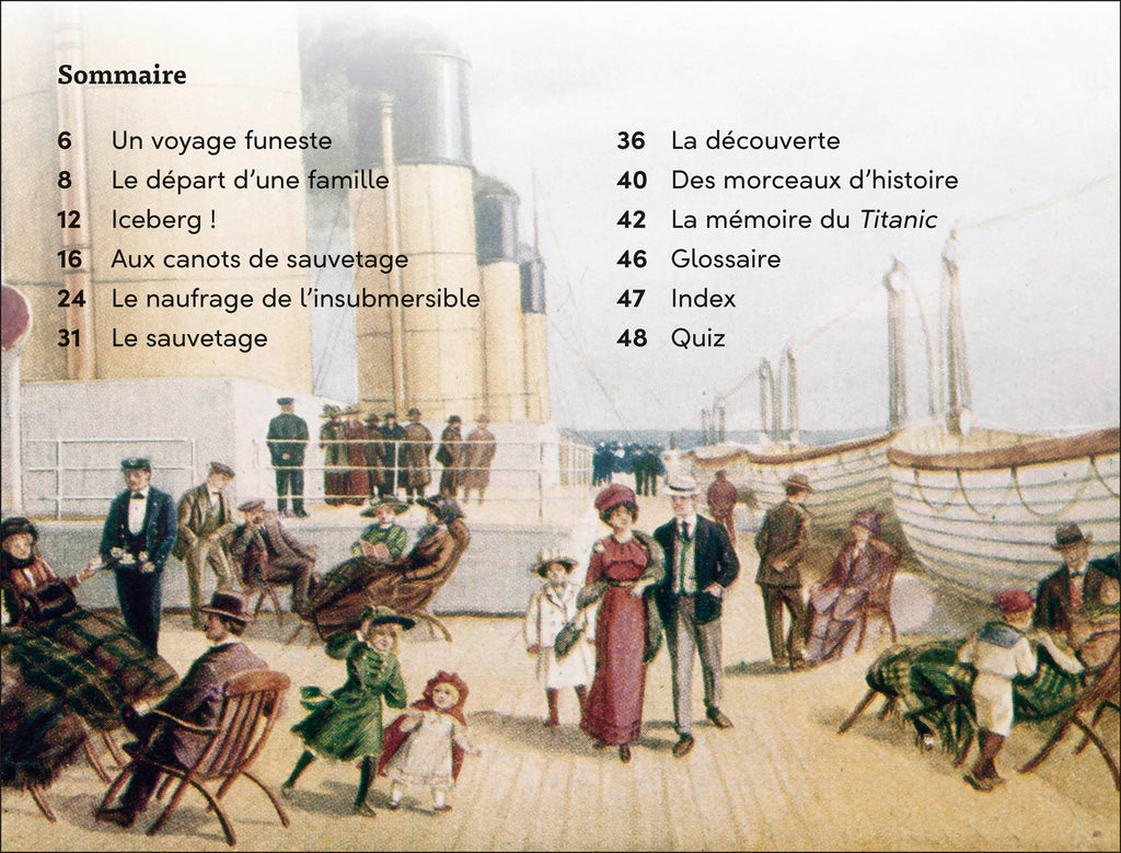DK Super Readers Level 3 French Translation Titanic – Le Titanic