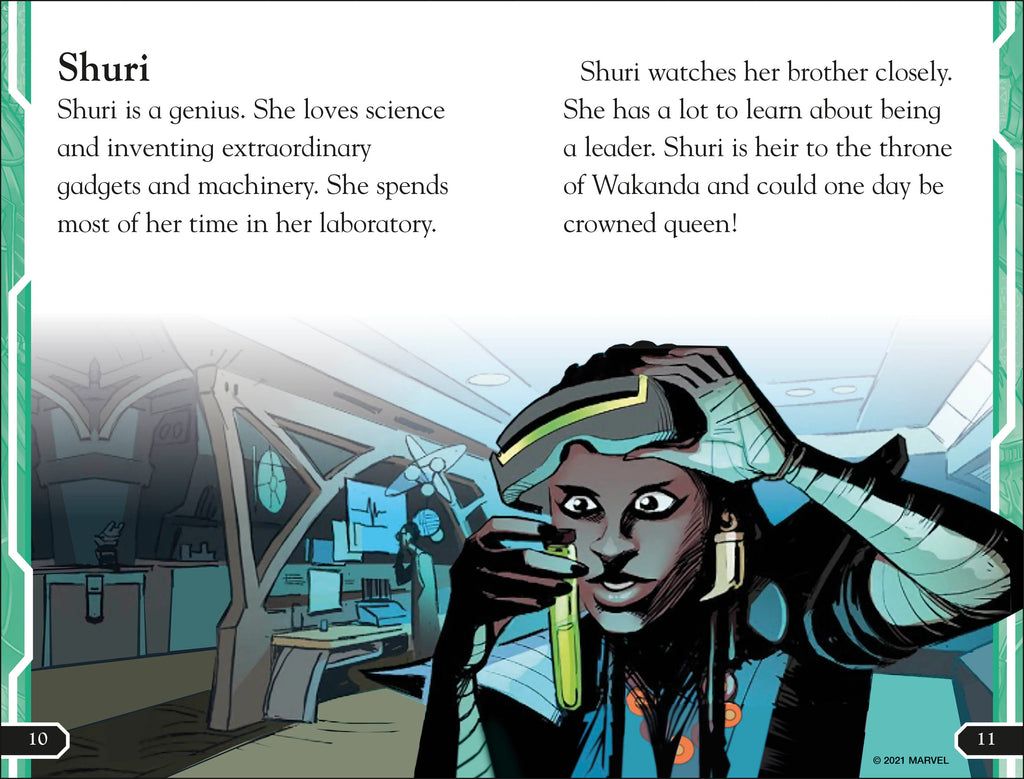 Marvel Black Panther Shuri Defender of Wakanda-Spread, Image, (PRHC, Design, Do, Not, Use)-1