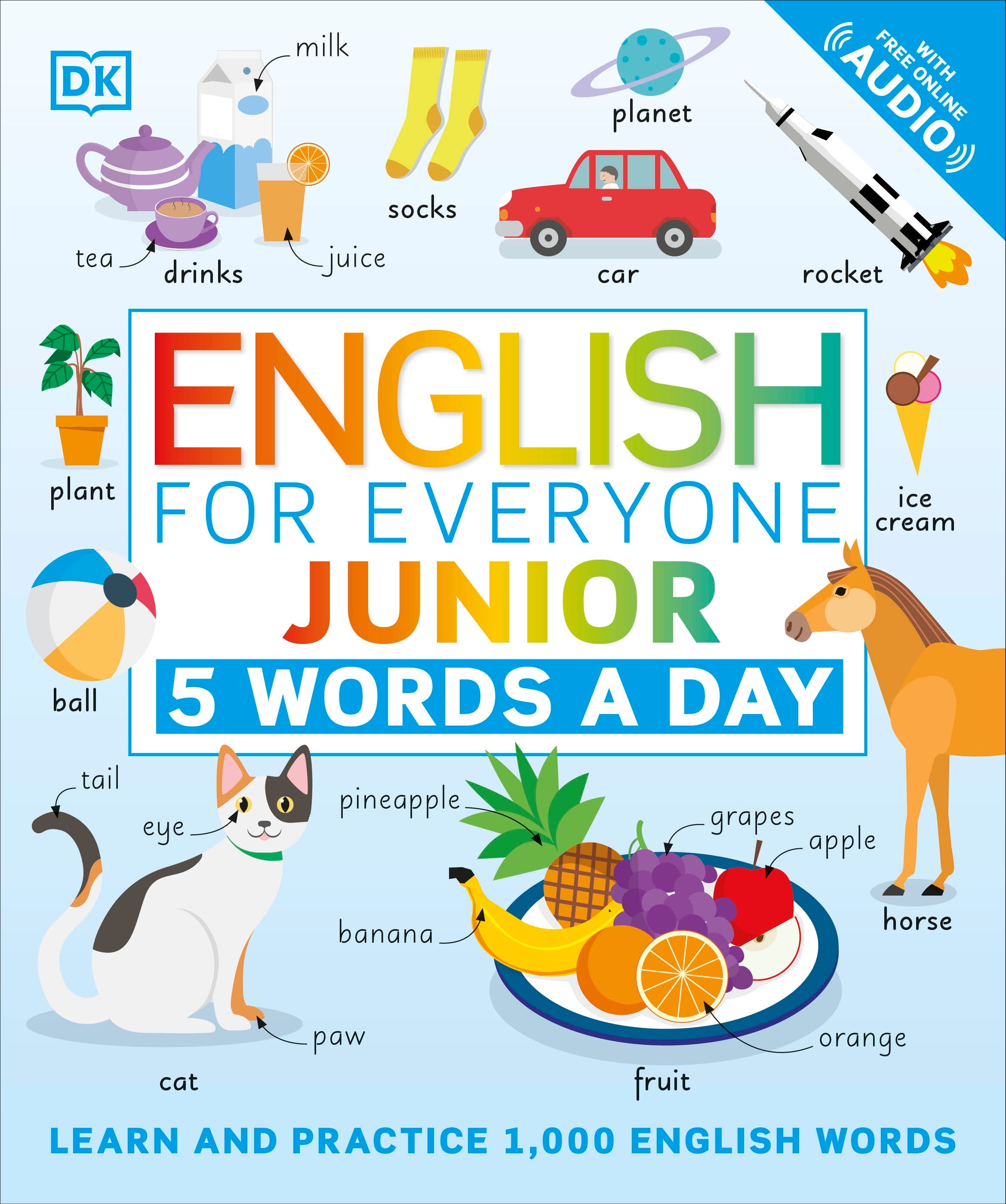 English for Everyone Junior 5 Words a Day jacket