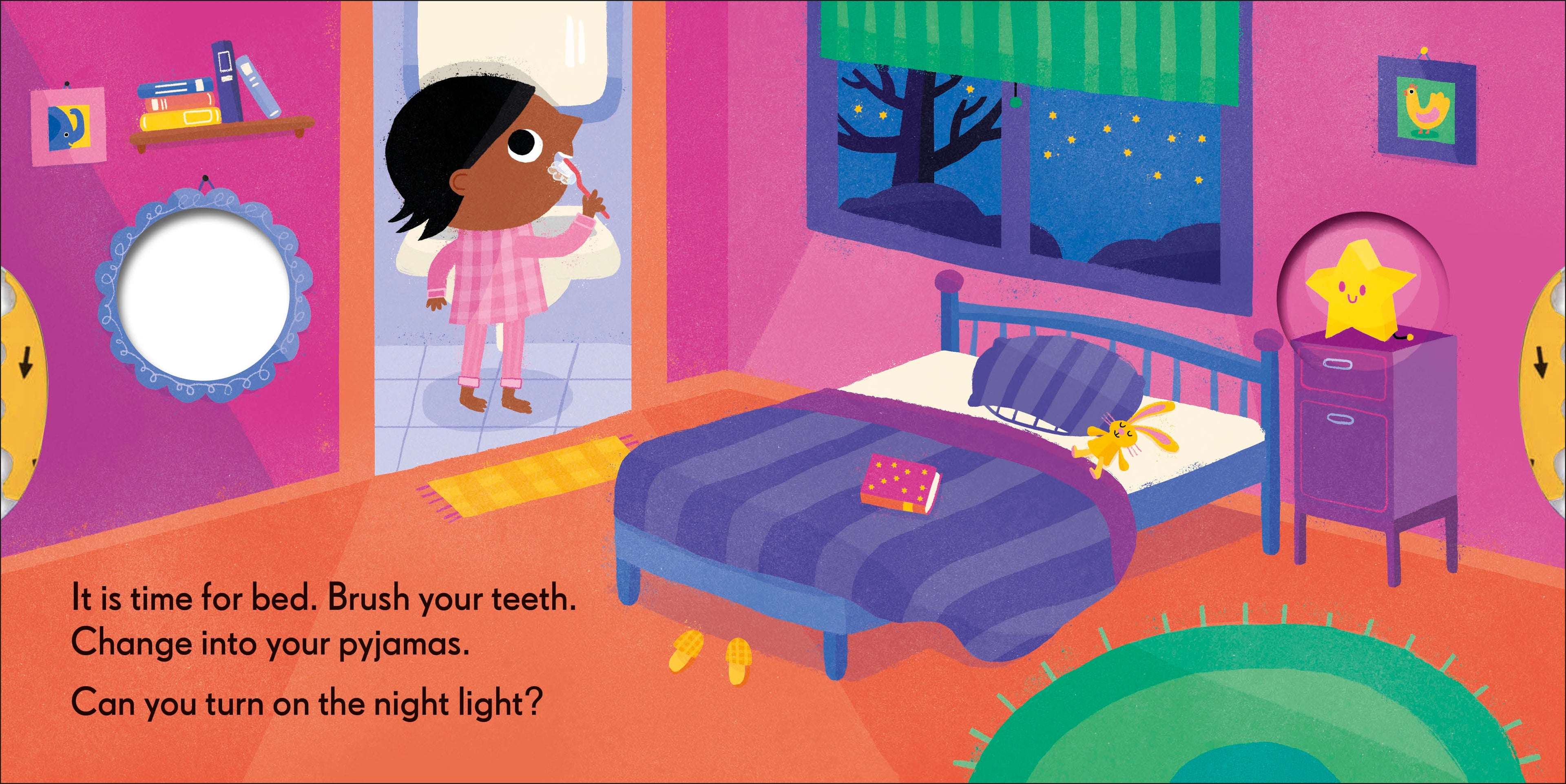 Spin and Spot: Moon and Stars