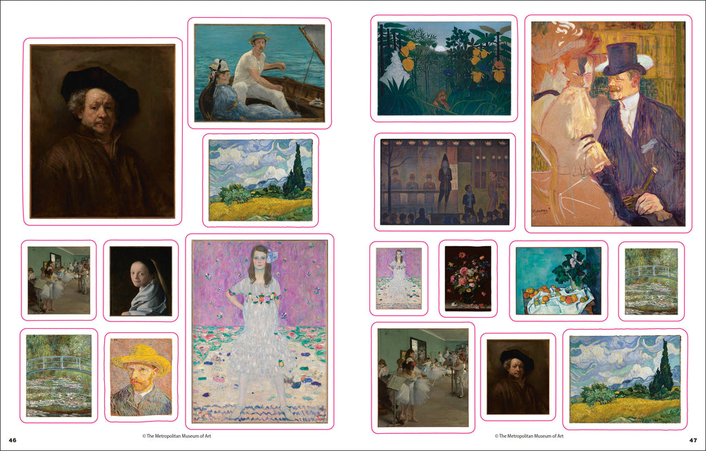 The Met Collector's Sticker Anthology-Spread, Image, (PRHC, Design, Do, Not, Use)-2