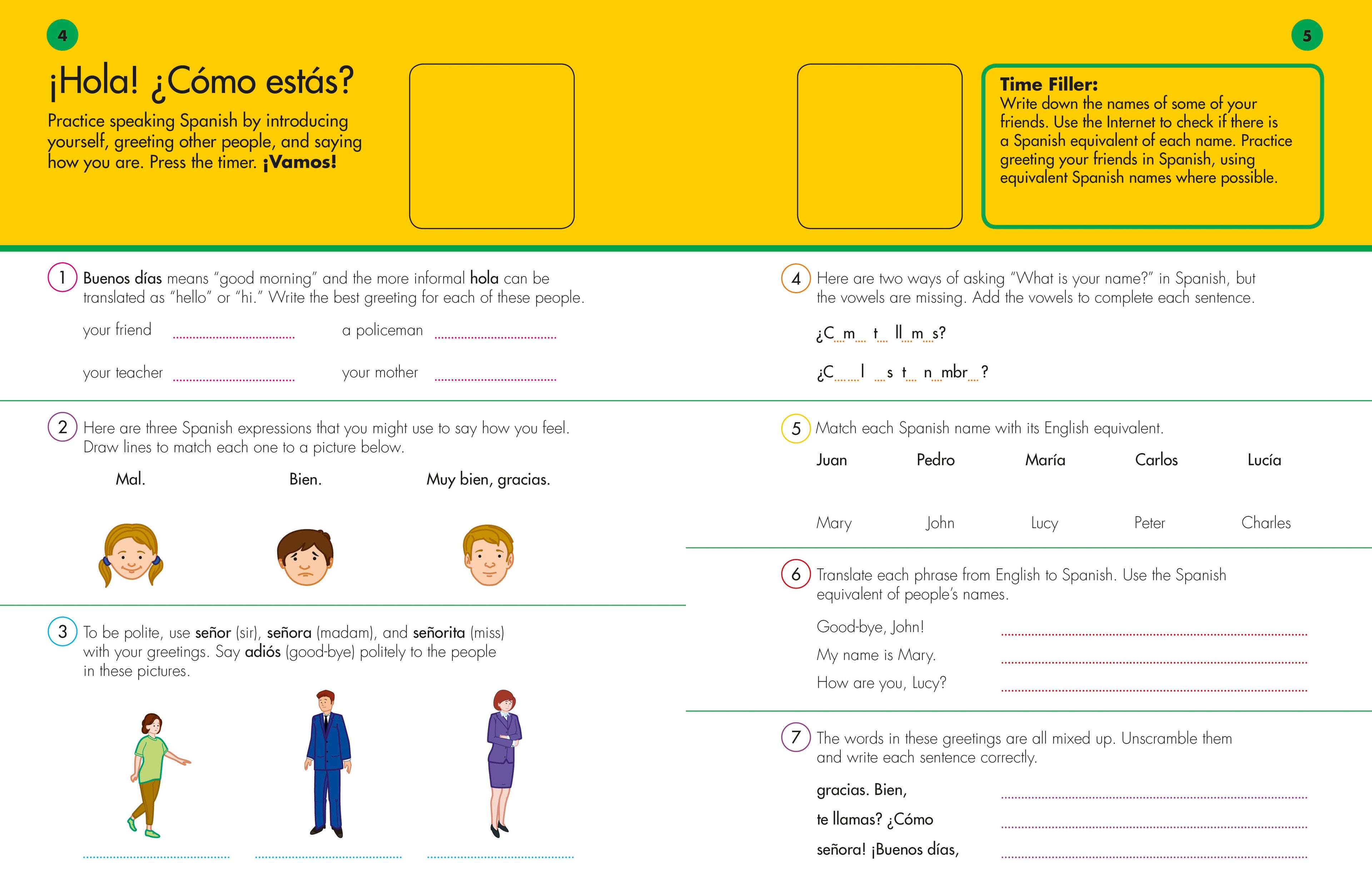 10 Minutes a Day: Spanish, Beginner