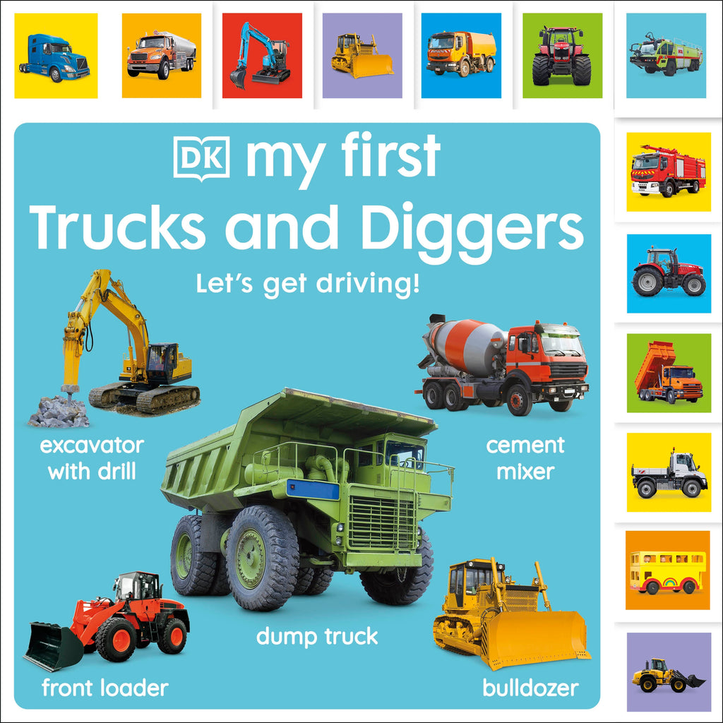 My First Trucks and Diggers: Let's Get Driving!-book cover