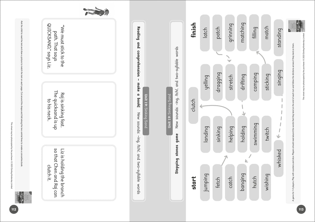 Phonic Books Dandelion Readers Reading and Writing Activities Set 1 Units 11-20-image